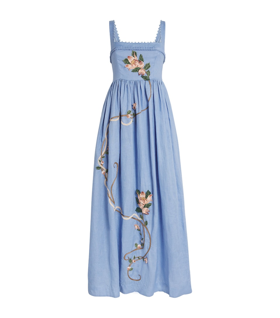Agua By Agua Bendita Womens Cotton Barbara Navegante Maxi Dress