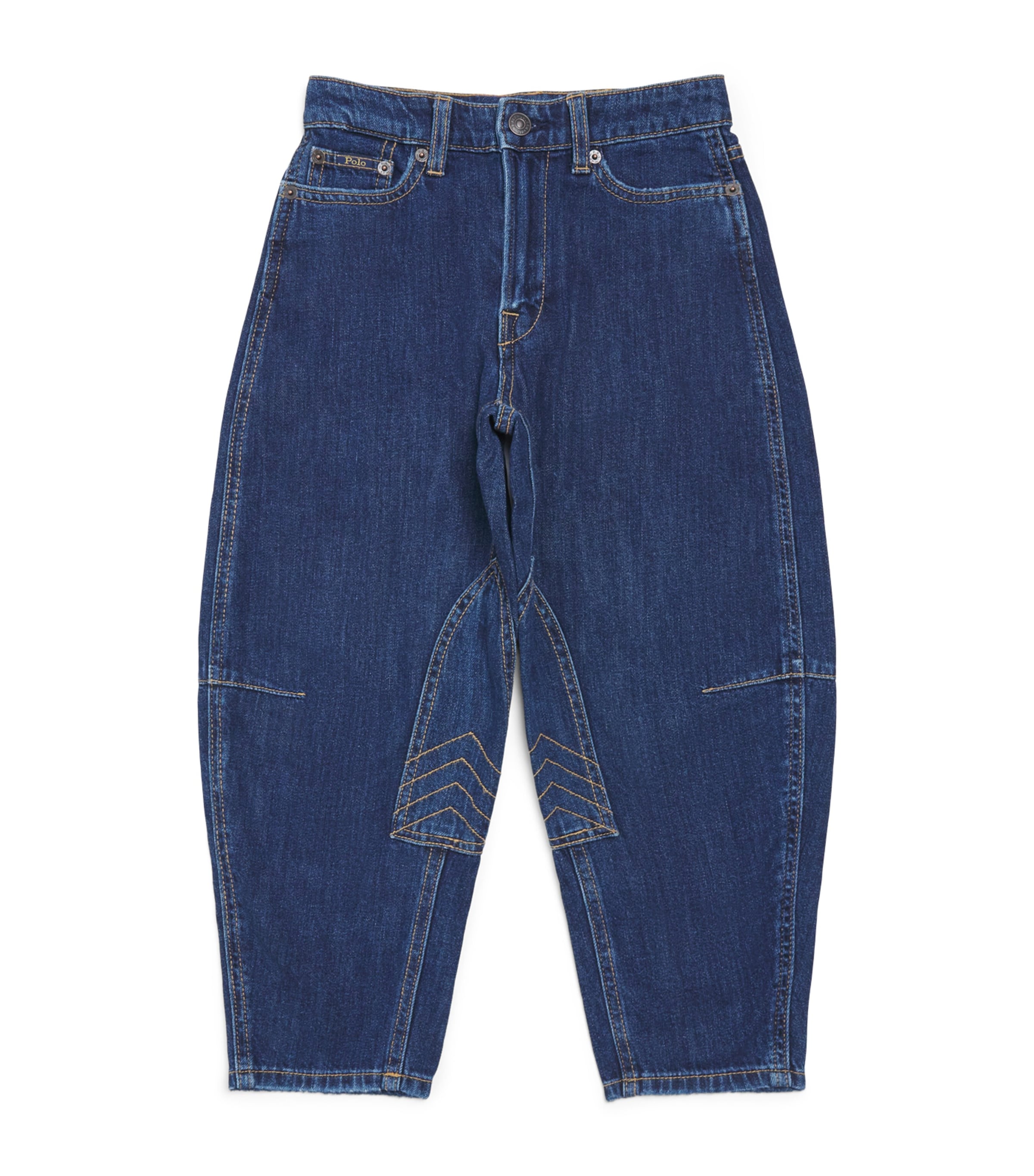 Ralph Lauren Kids Curved Tapered Jeans (7-16 Years) Lucero Wash