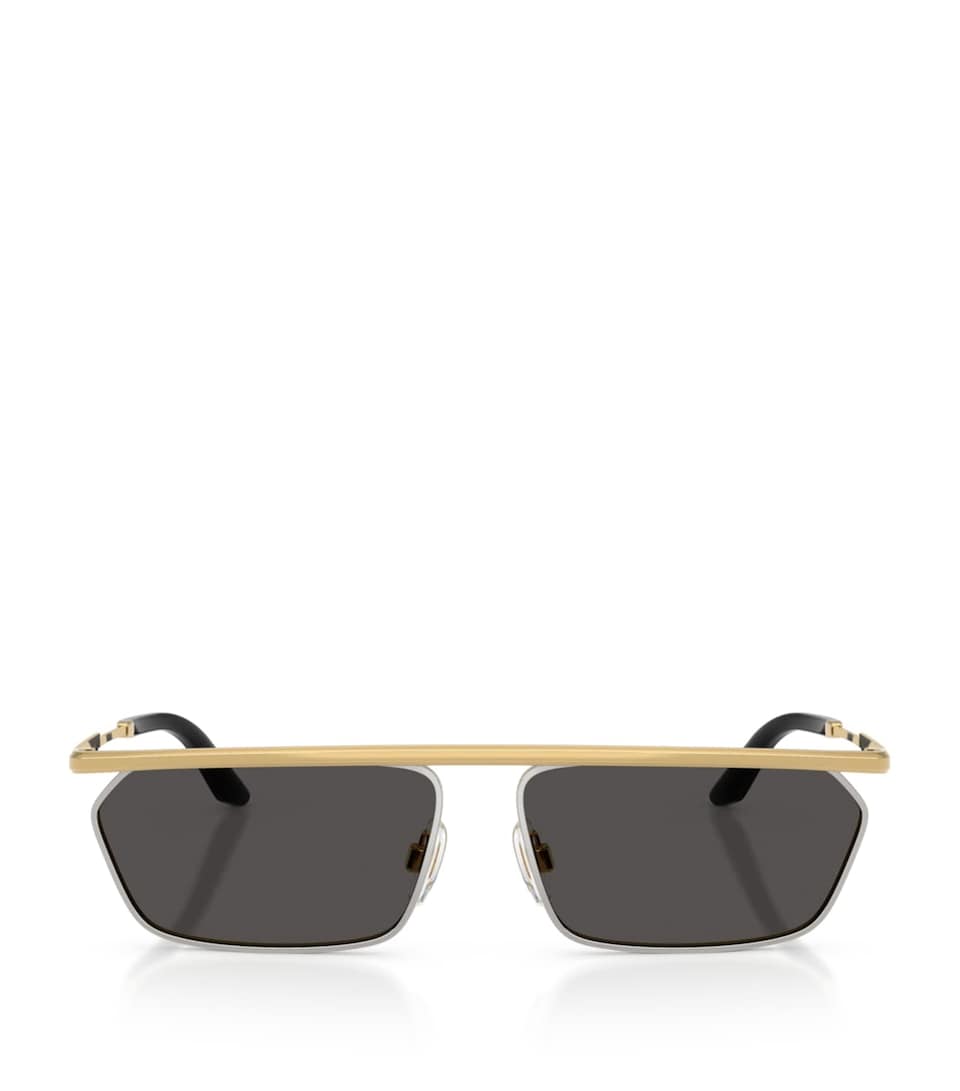 Dolce&Gabbana Metal DG2327 Classic Rectangle Sunglasses