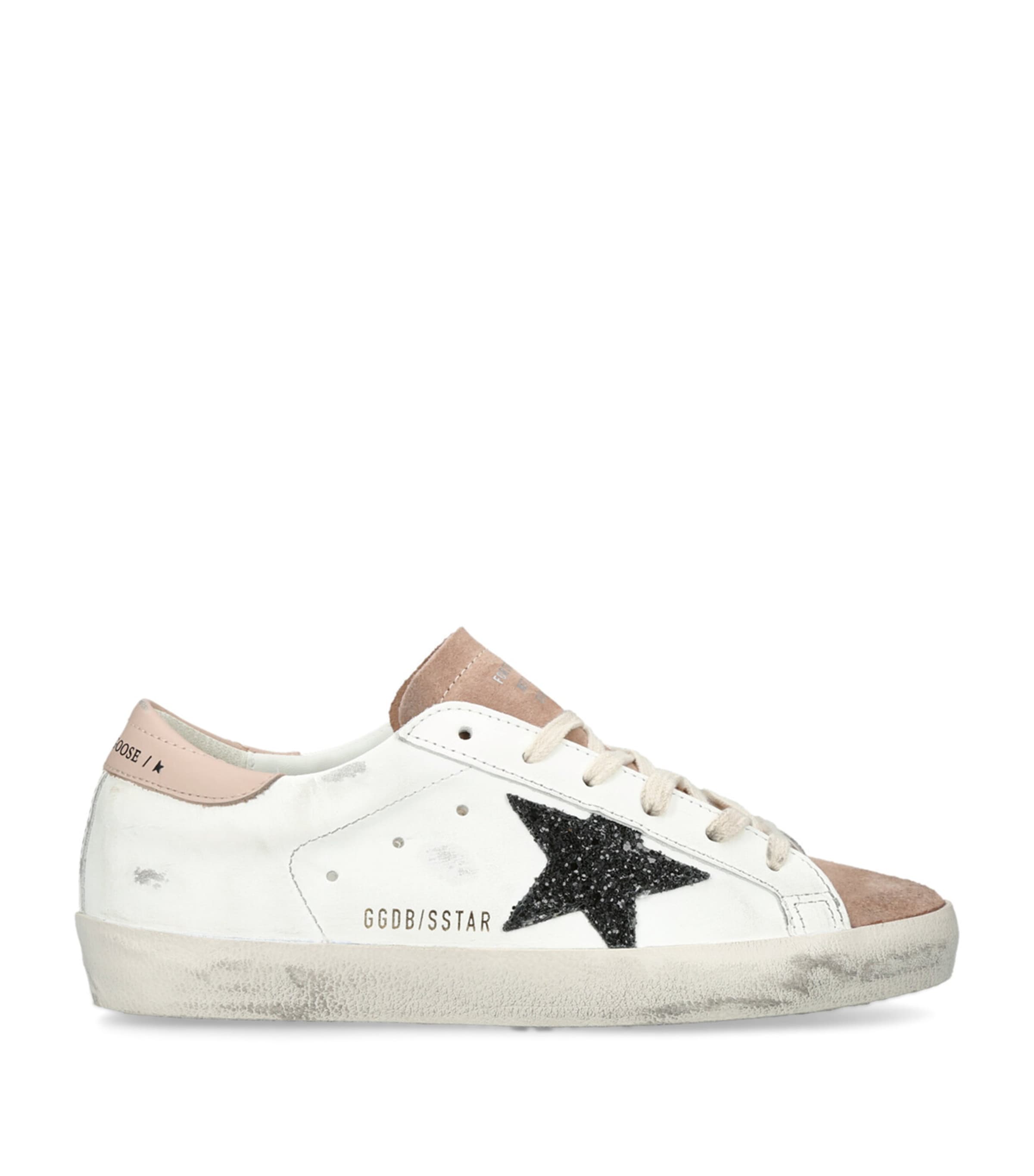 Golden Goose Leather Super-Star Sneakers | Harrods US