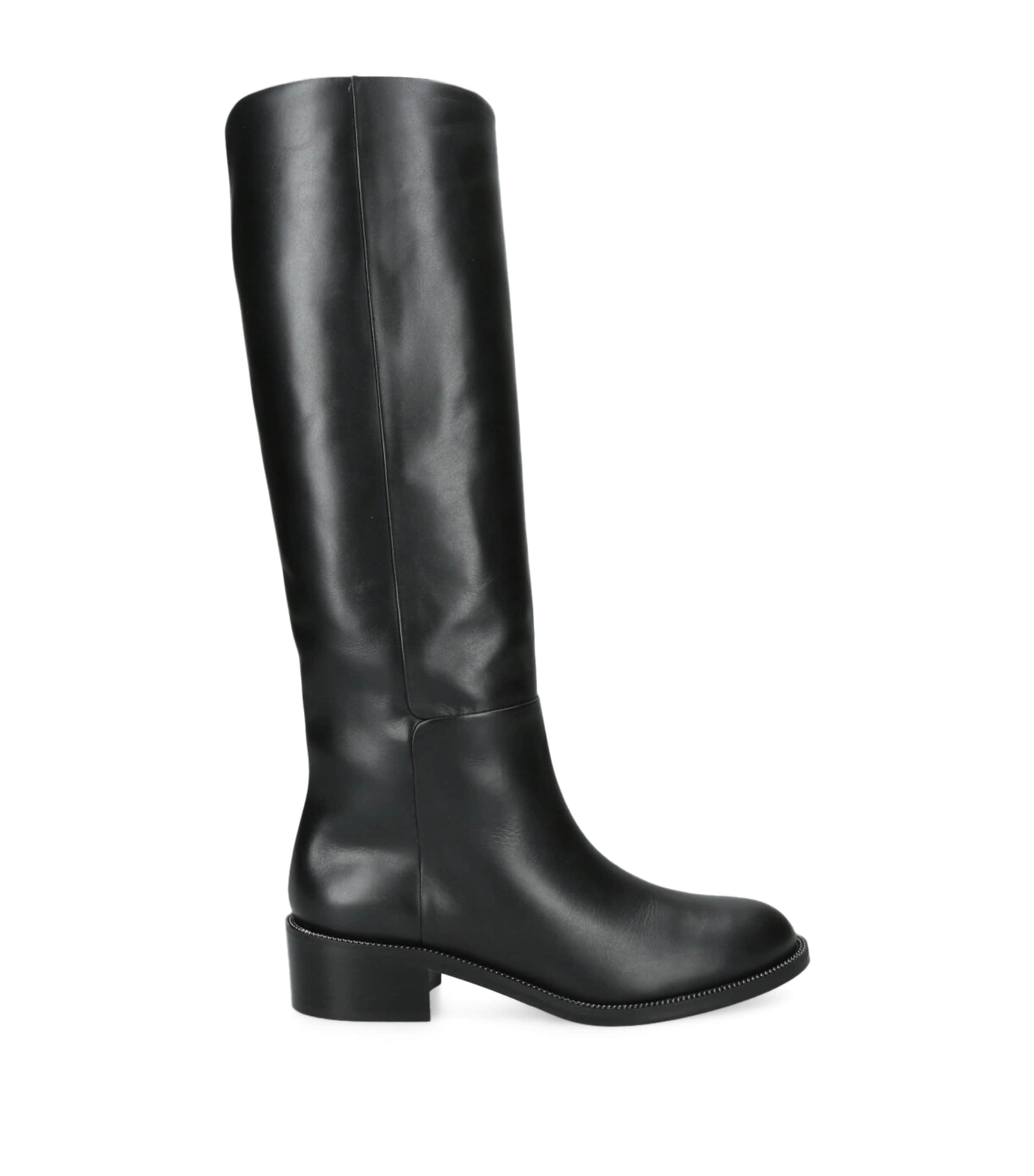 Leather Sellier Boots