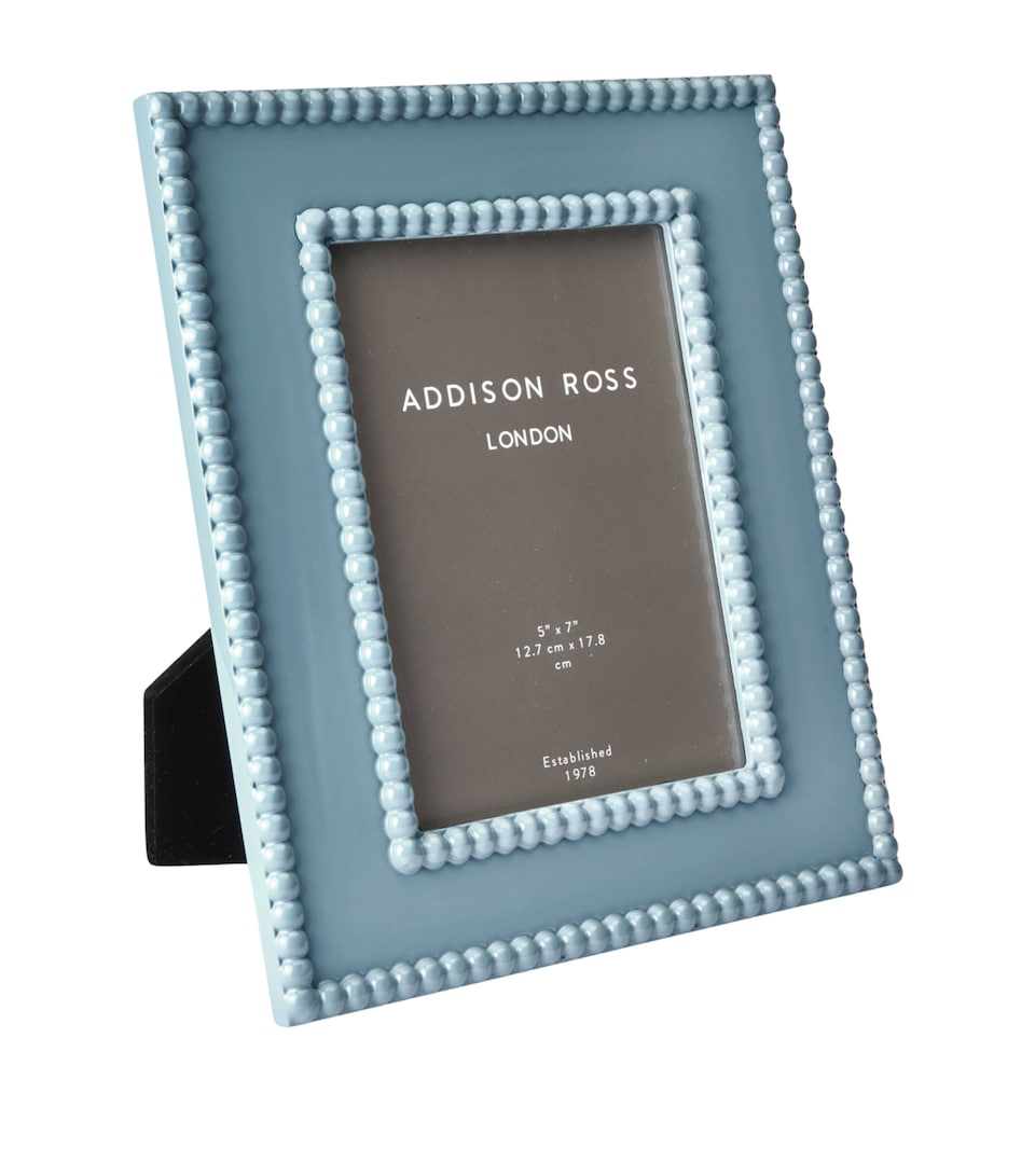 Addison Ross Lacquer Bobbin Picture Frame (5" x 7") Chambray