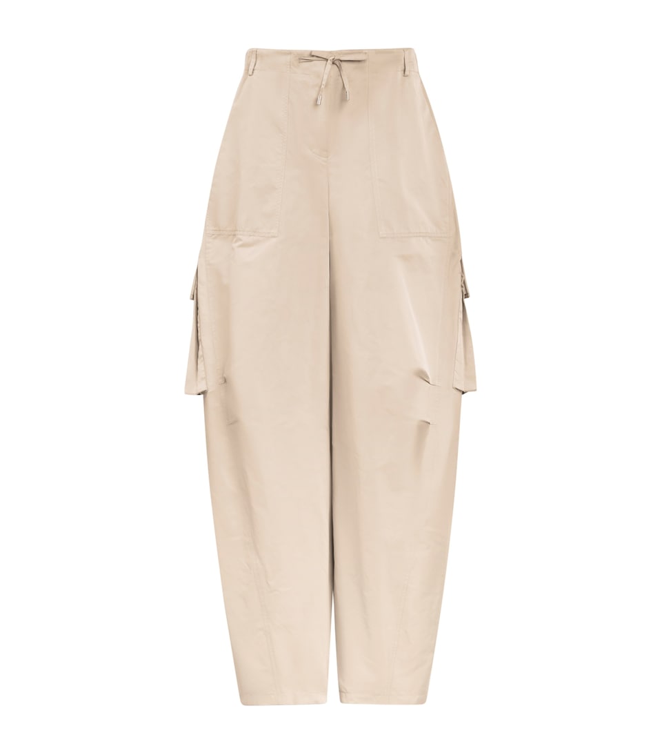 Alaïa Womens Radzimir Cargo Trousers Sable
