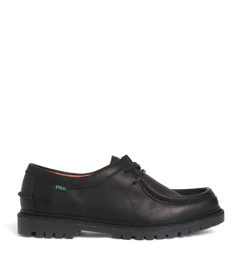 Oiled Leather Moc-Toe Jett Shoes