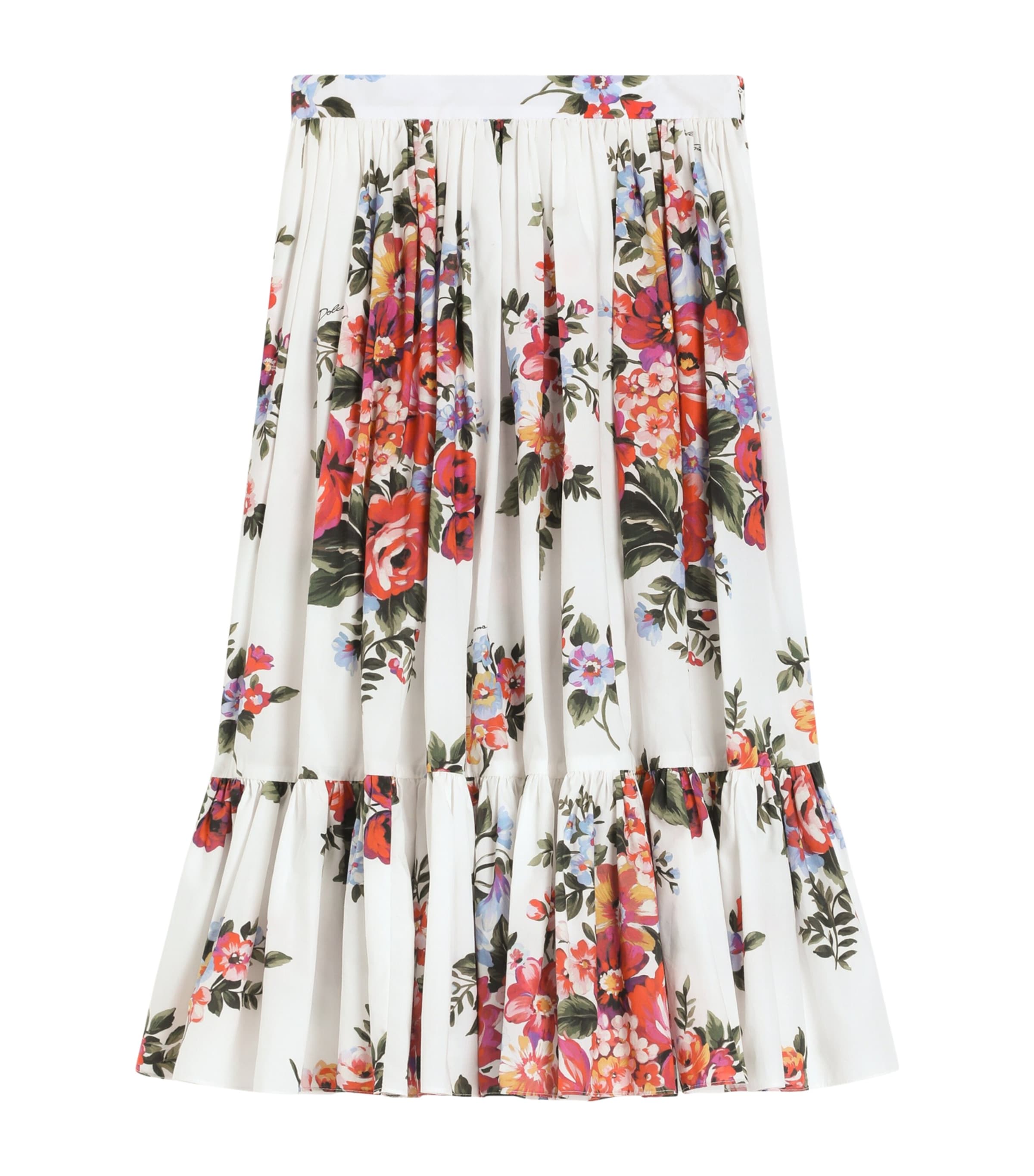 Silk Floral Skirt (8-13 Years)