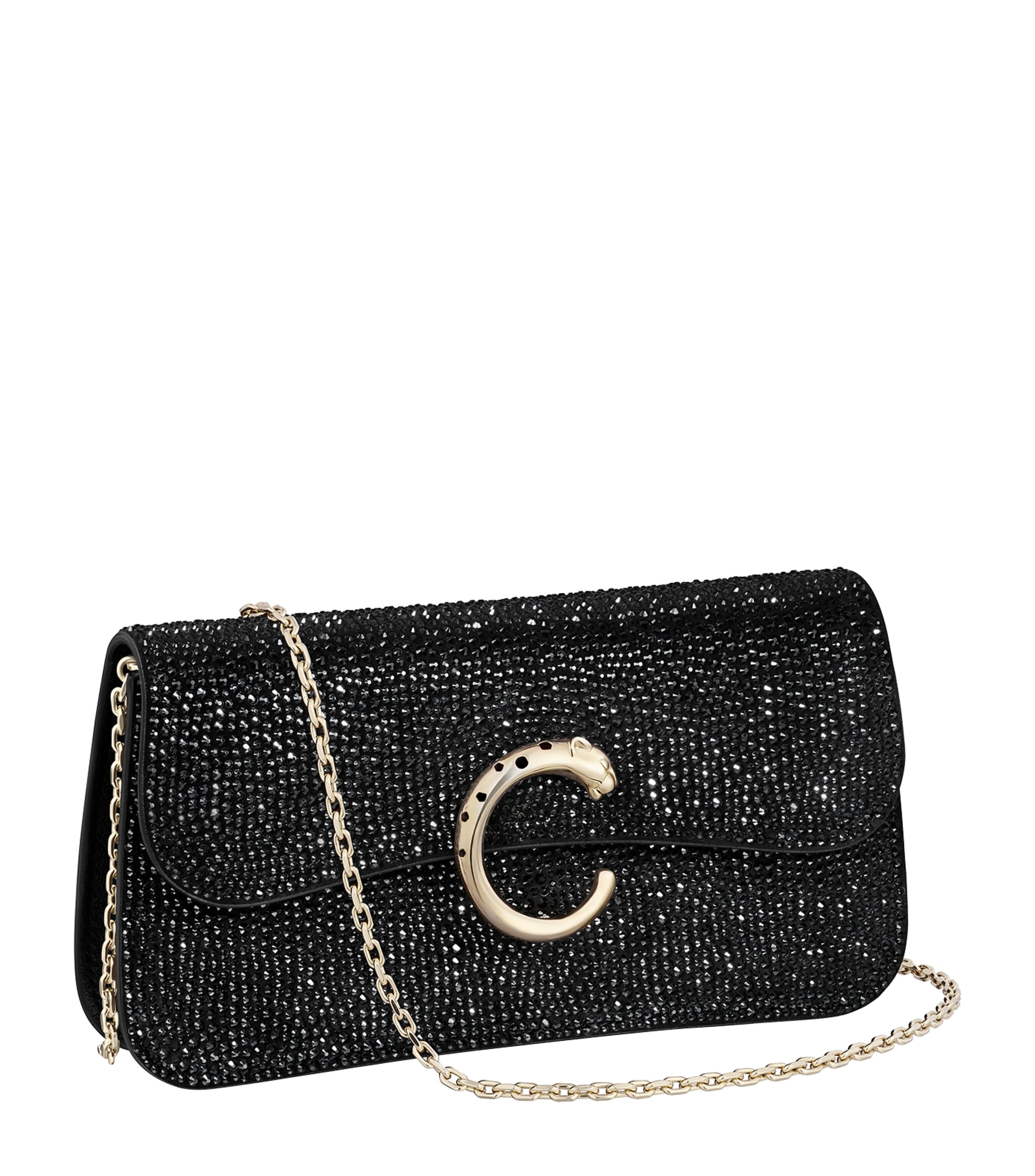 Mini Embellished Panthère de Cartier Cross-Body Bag