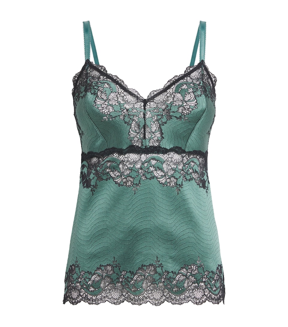 Wacoal Womens Modern Affair Camisole Silver Pine Black