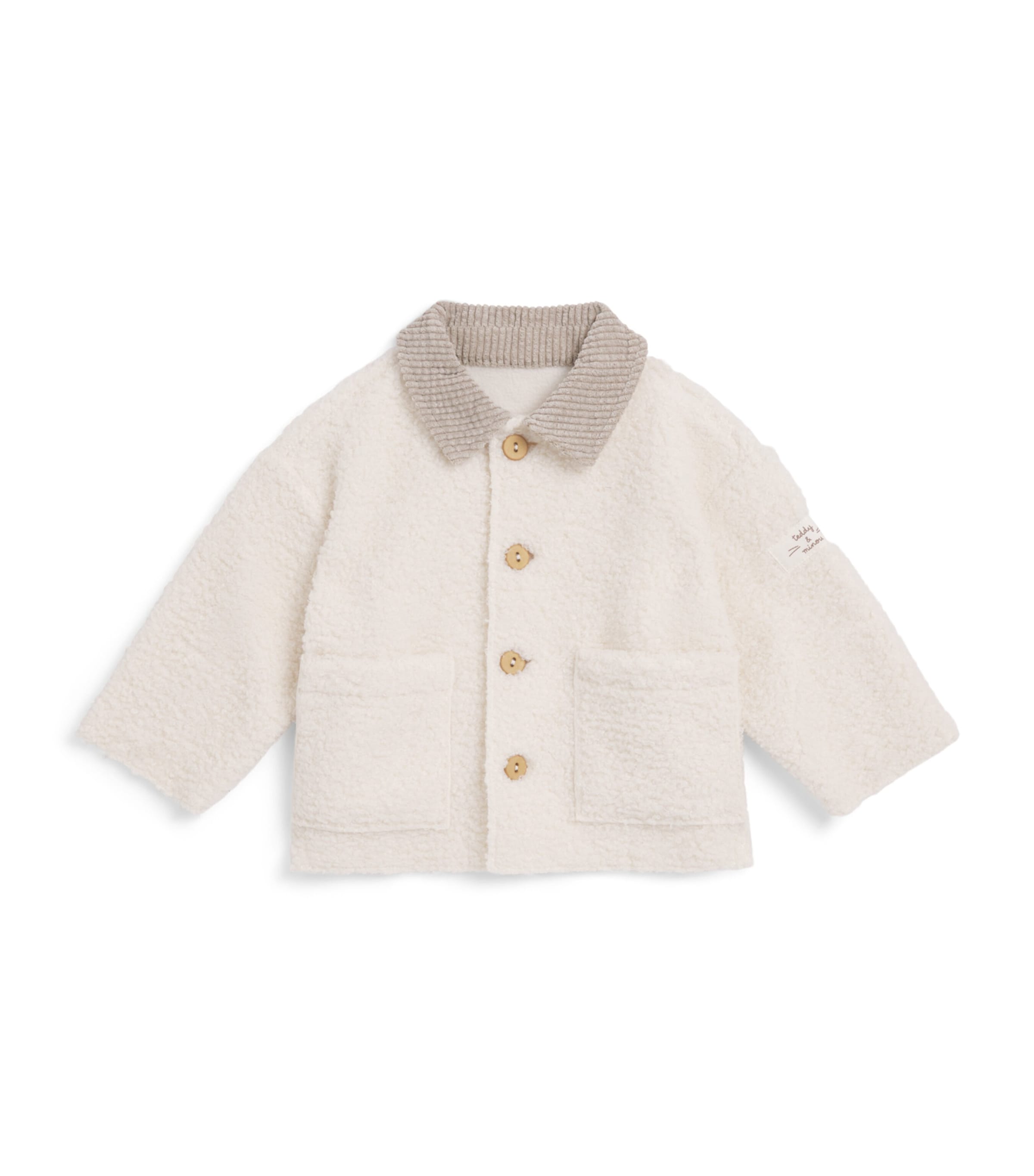 Teddy & Minou Fleece Jacket (3-36 Months) Flour