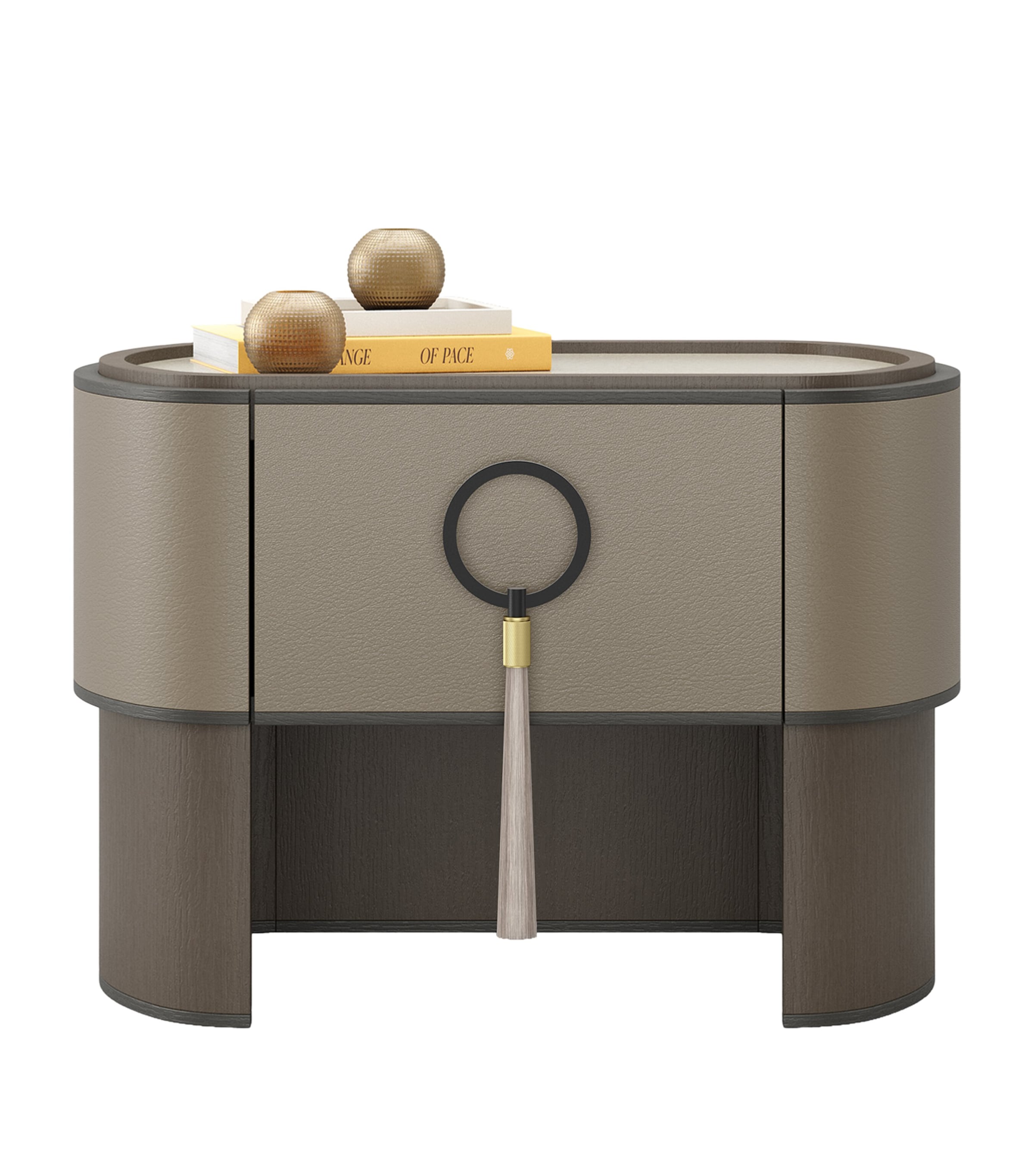 Frato Wood Daegu Bedside Table Brown