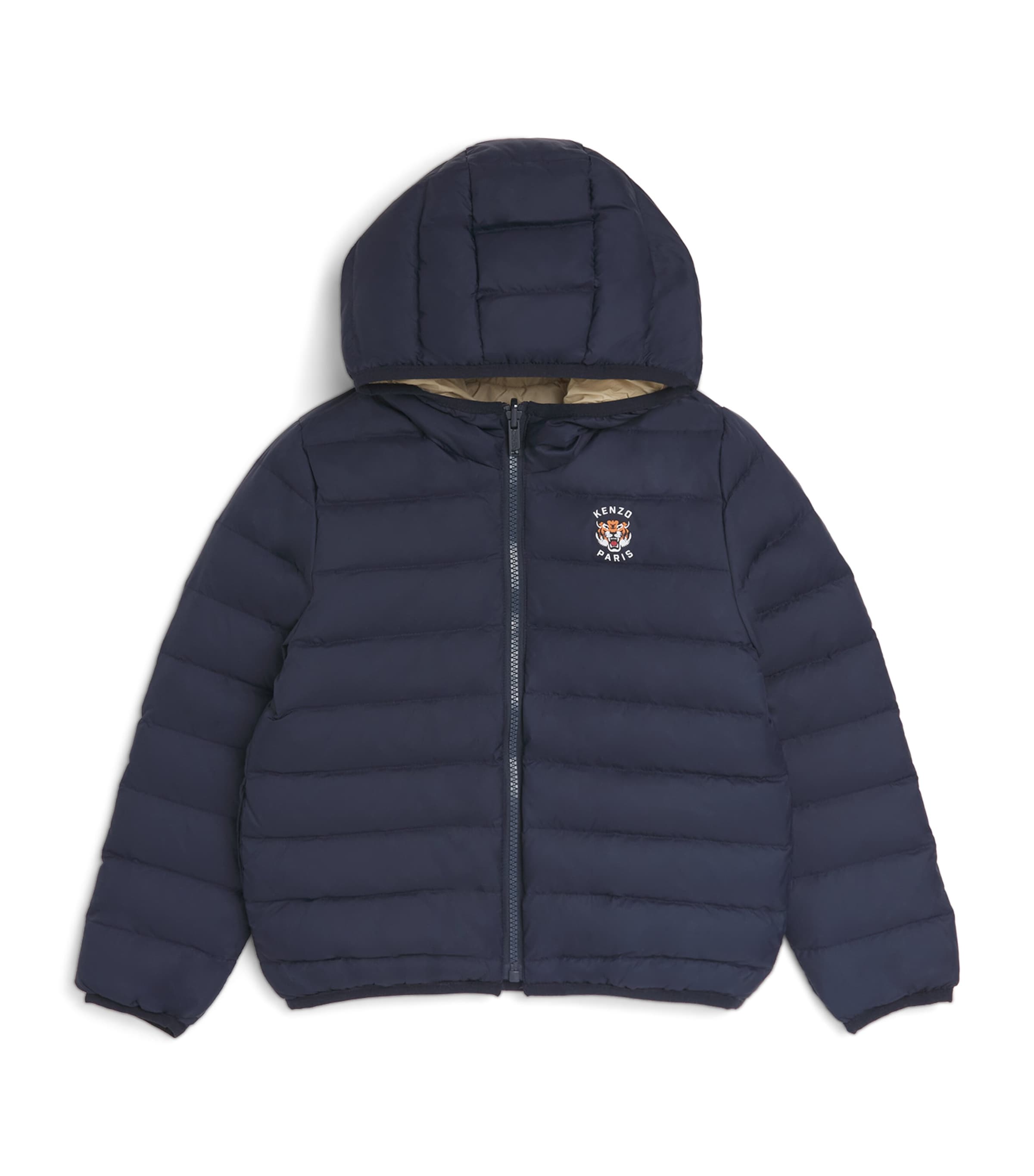 Reversible Down Logo Puffer Jacket (2-14 Years)