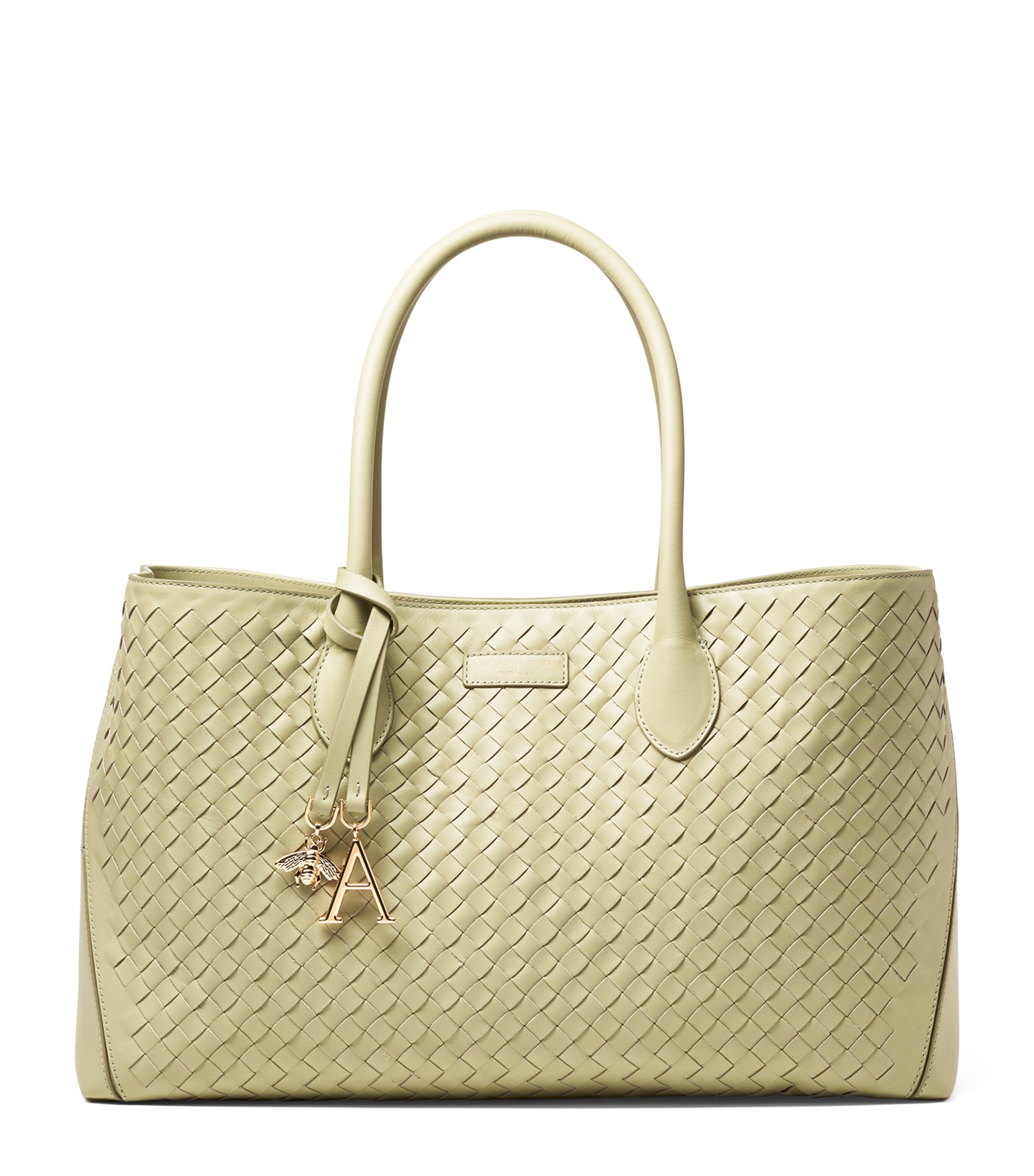 Woven Leather London Tote Bag