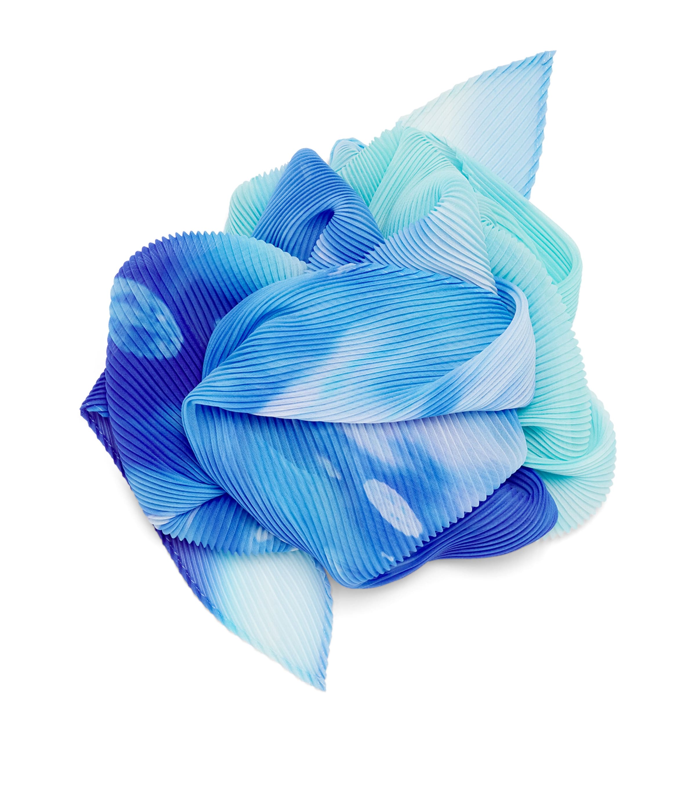 Pleats Please Issey Miyake Sea Bubble Scarf Blue