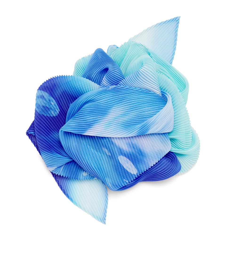 Pleats Please Issey Miyake Sea Bubble Scarf Blue