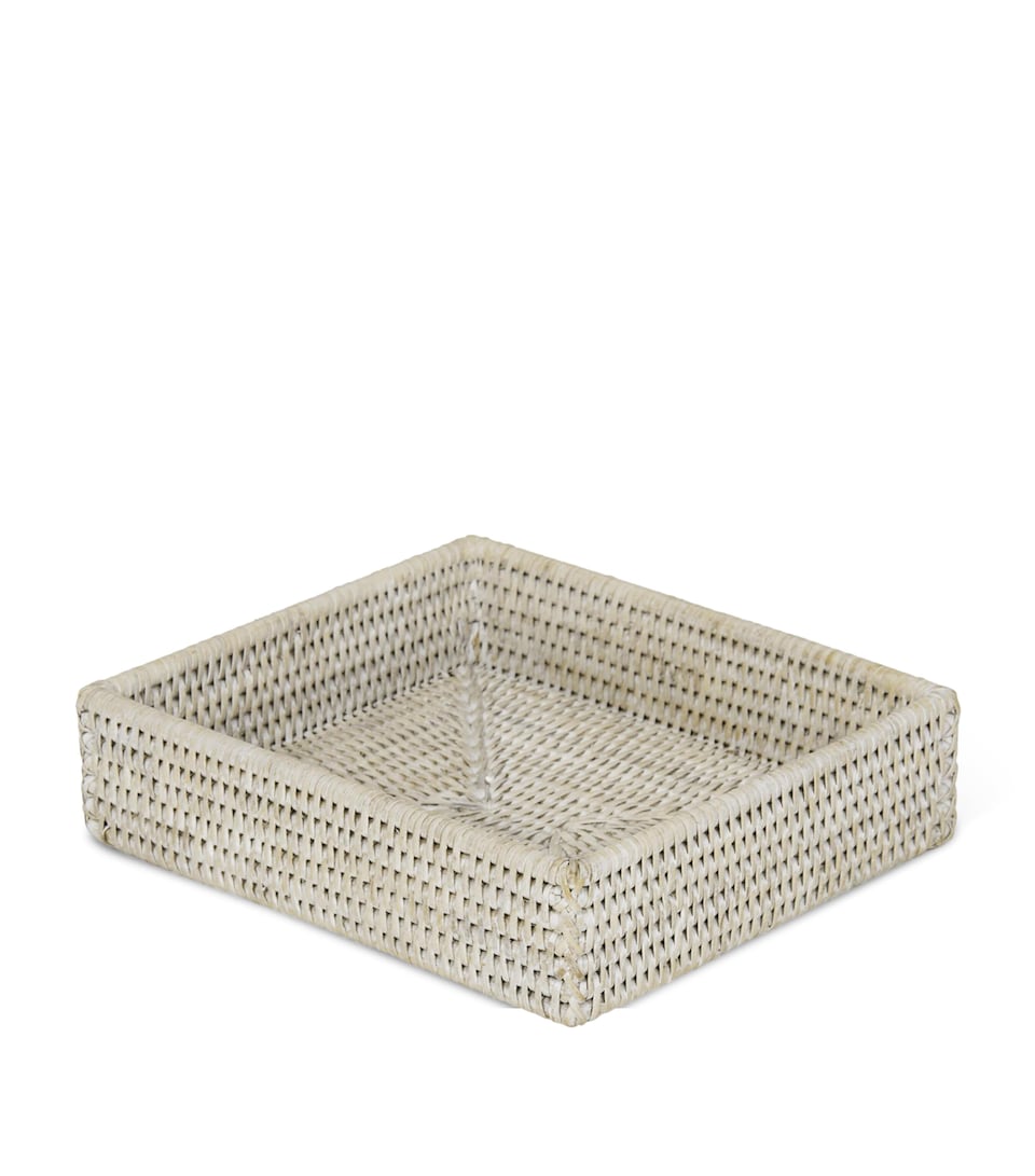 Decor Walther Rattan Basket Tray (22cm x 18cm) Rattan Light