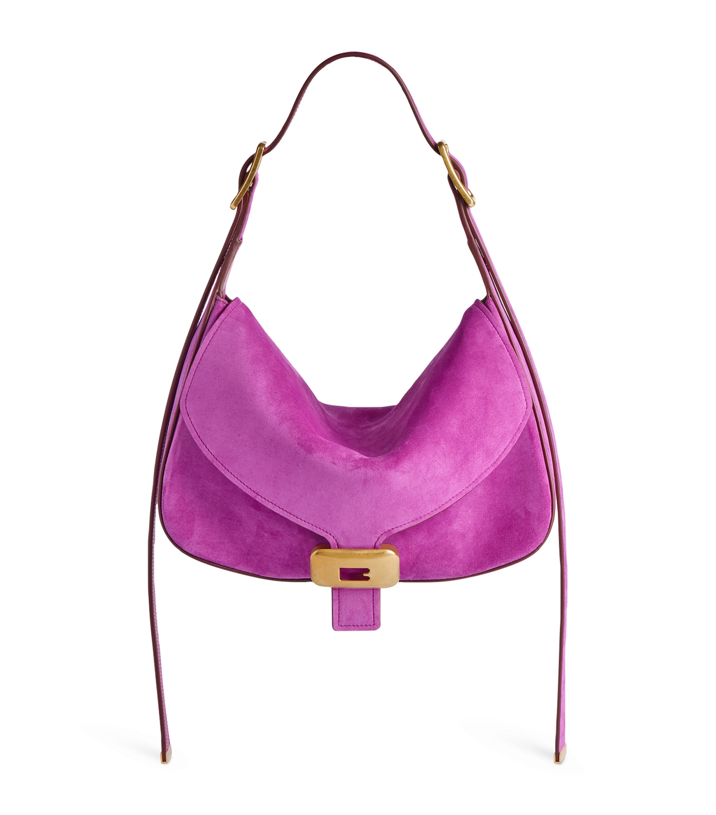 Balenciaga Suede Clicca Shoulder Bag
