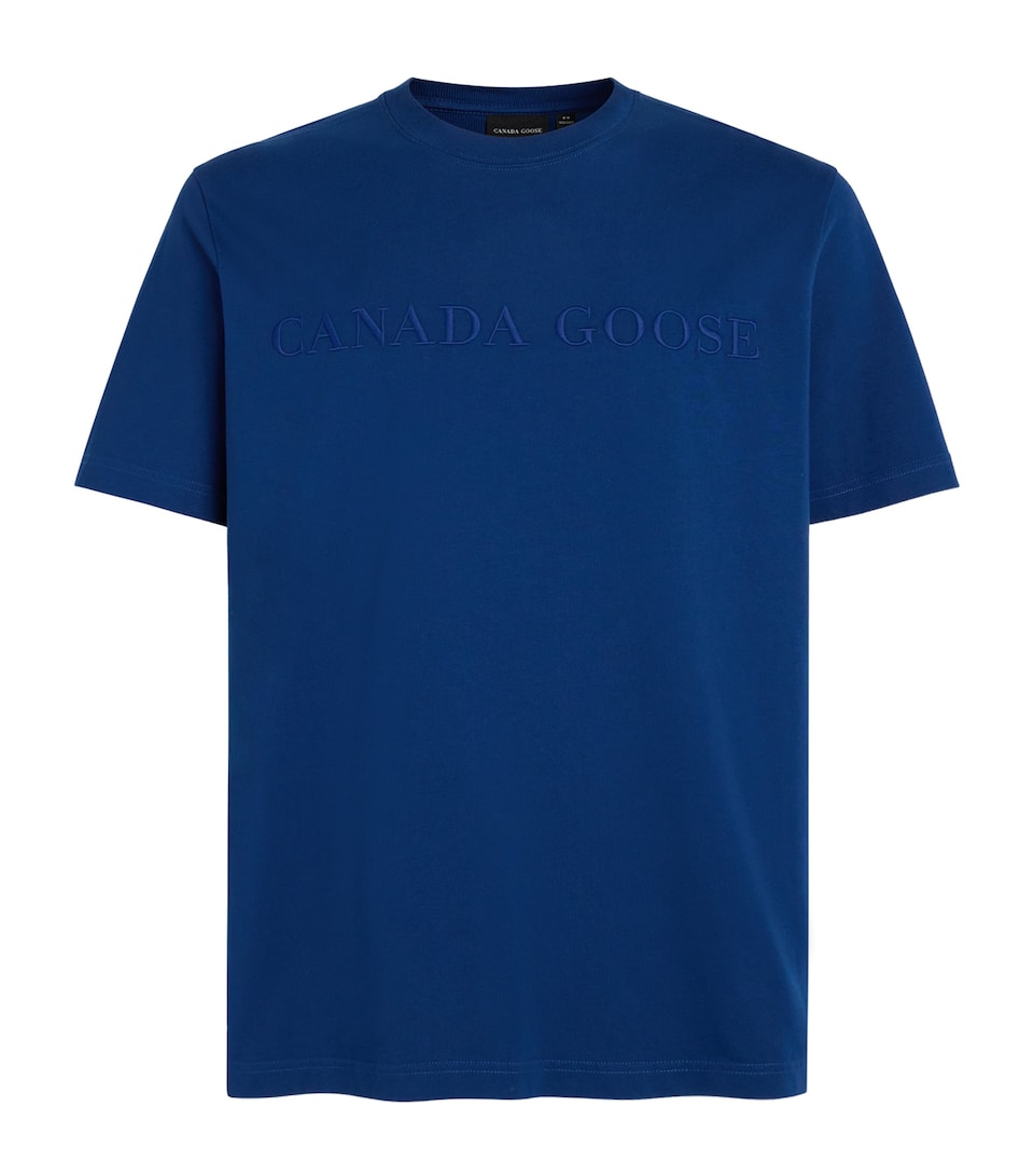 Canada Goose Mens Organic Cotton Vantage T-Shirt Oxford Navy