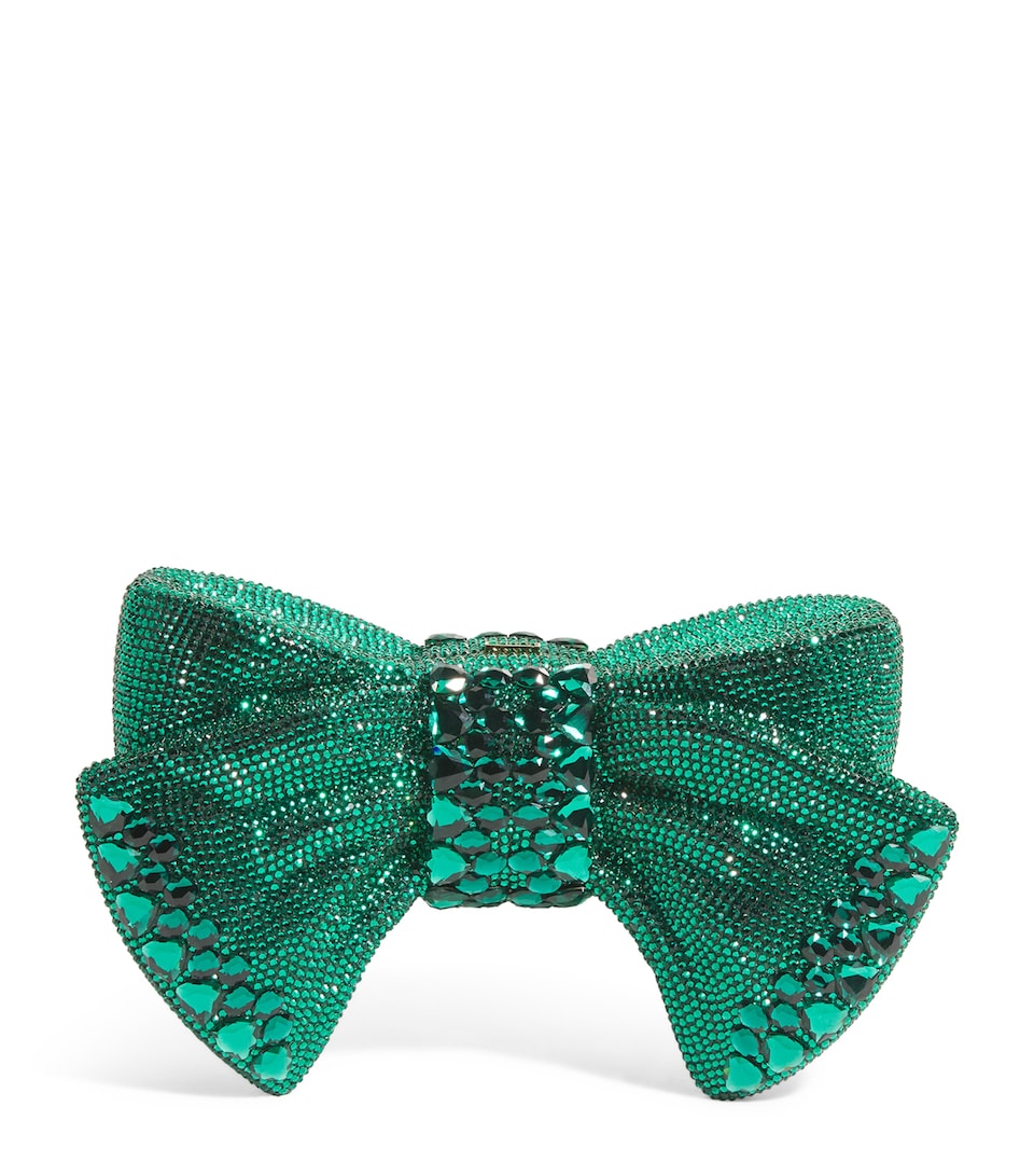 x Harrods EXCLUSIVE Embellished Just For You Bow Clutch Bag
