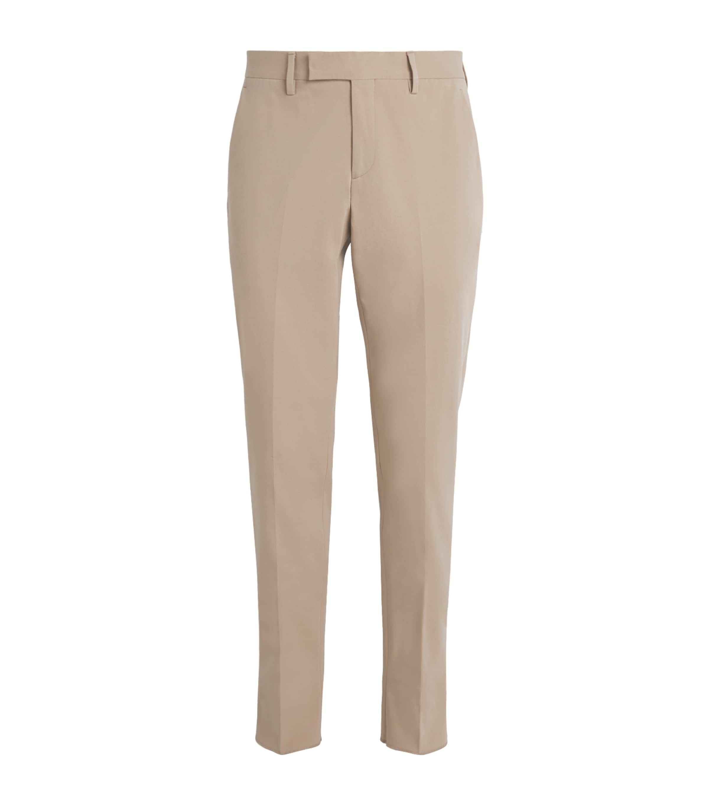 Wool Slim Fit Trousers