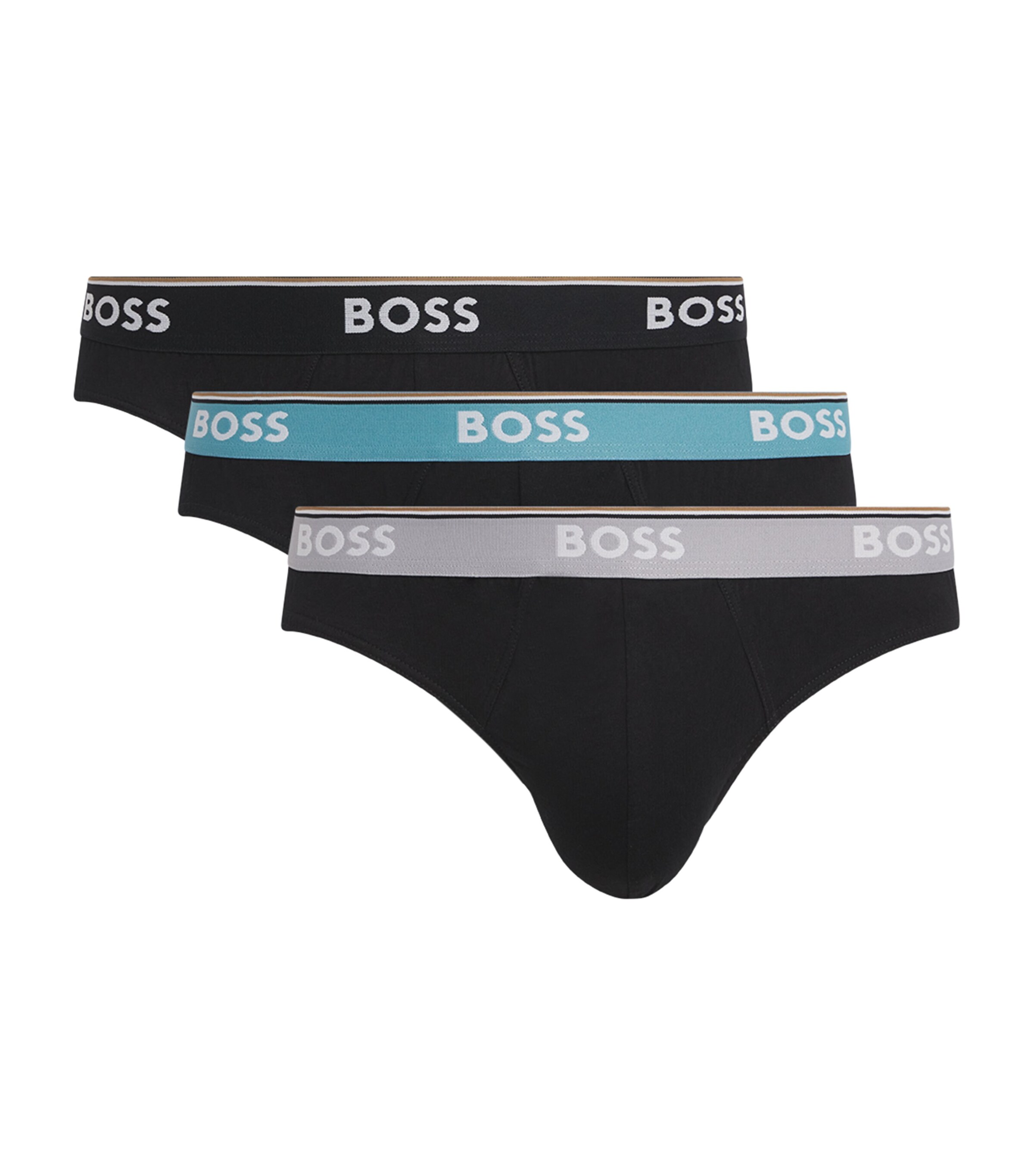 Stretch-Cotton Power Briefs (Pack of 3)