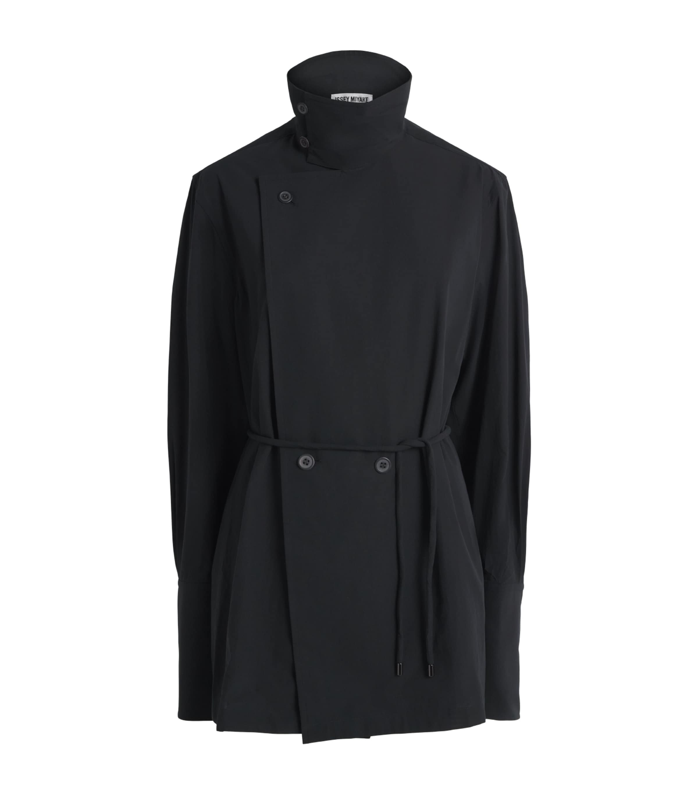 Issey Miyake Womens Cotton Monsieur Shirt Black