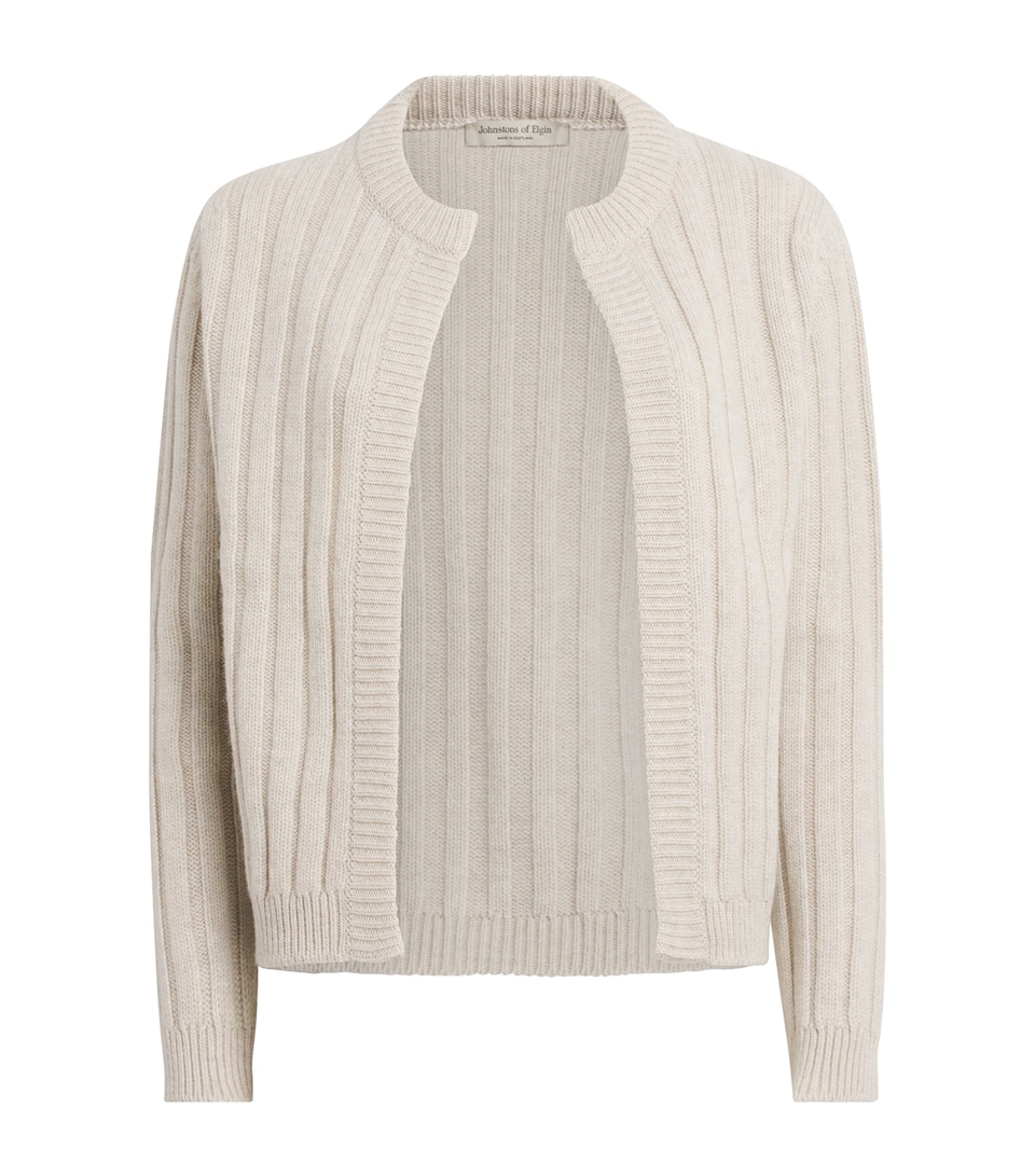 Cashmere Ribbed Lecht Cardigan