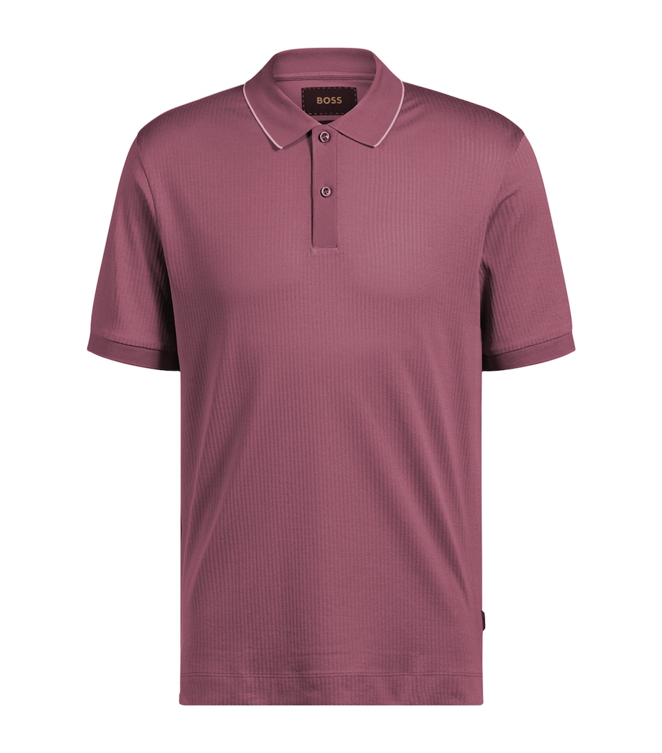 Cotton-Silk Polo Shirt