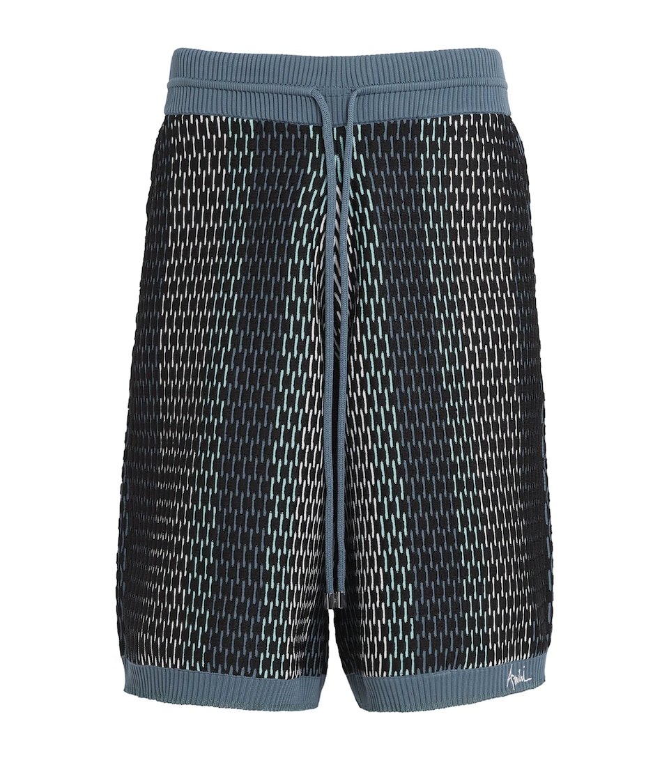 Jacquard Stripe Sweatshorts