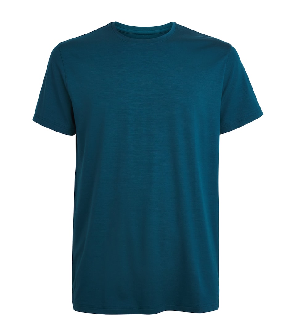 Derek Rose Mens Basel Lounge T-Shirt Tea