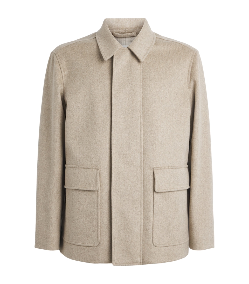 Lardini Mens Virgin Wool Jacket Light Beige