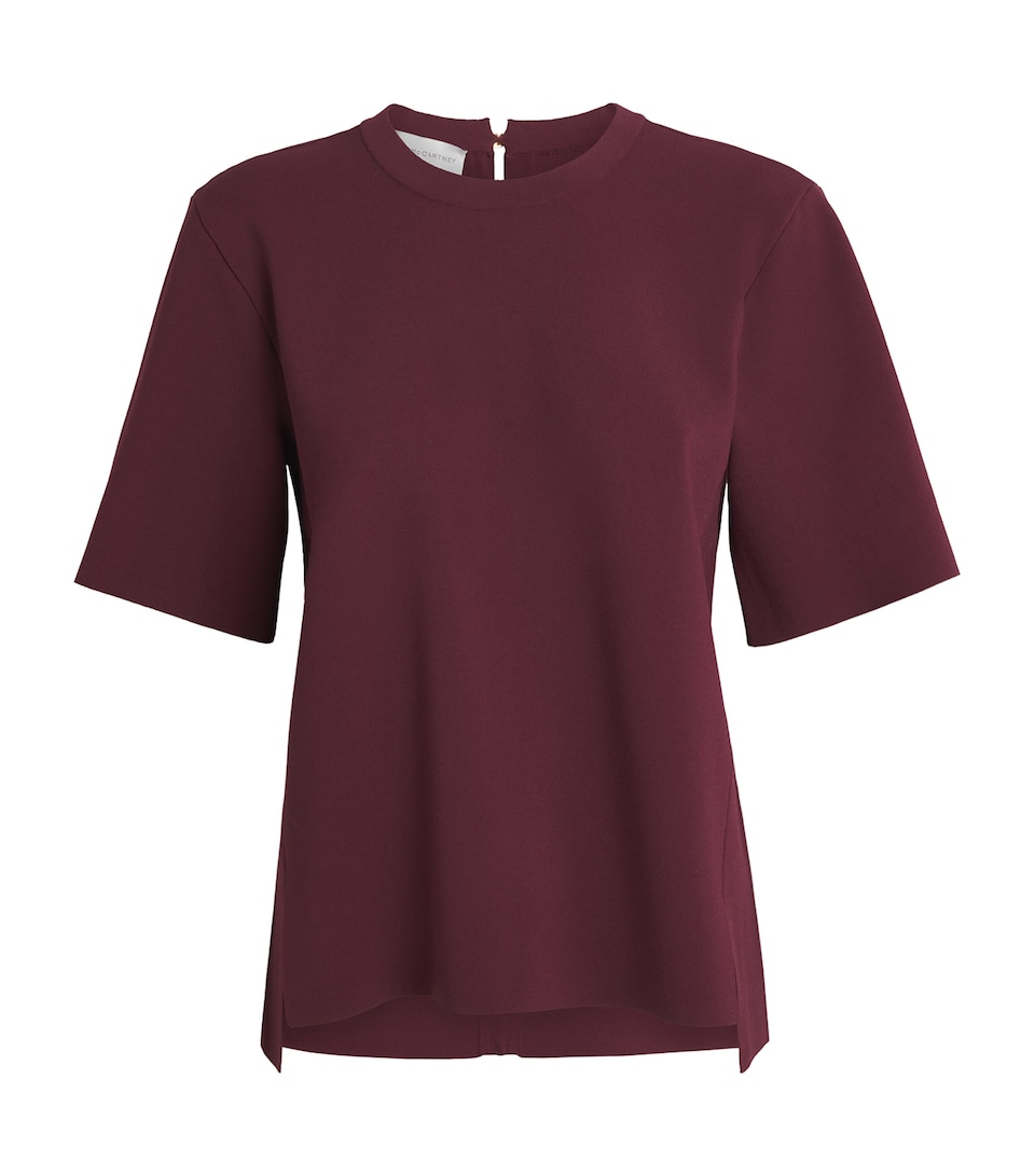 Knit Short-Sleeve Top