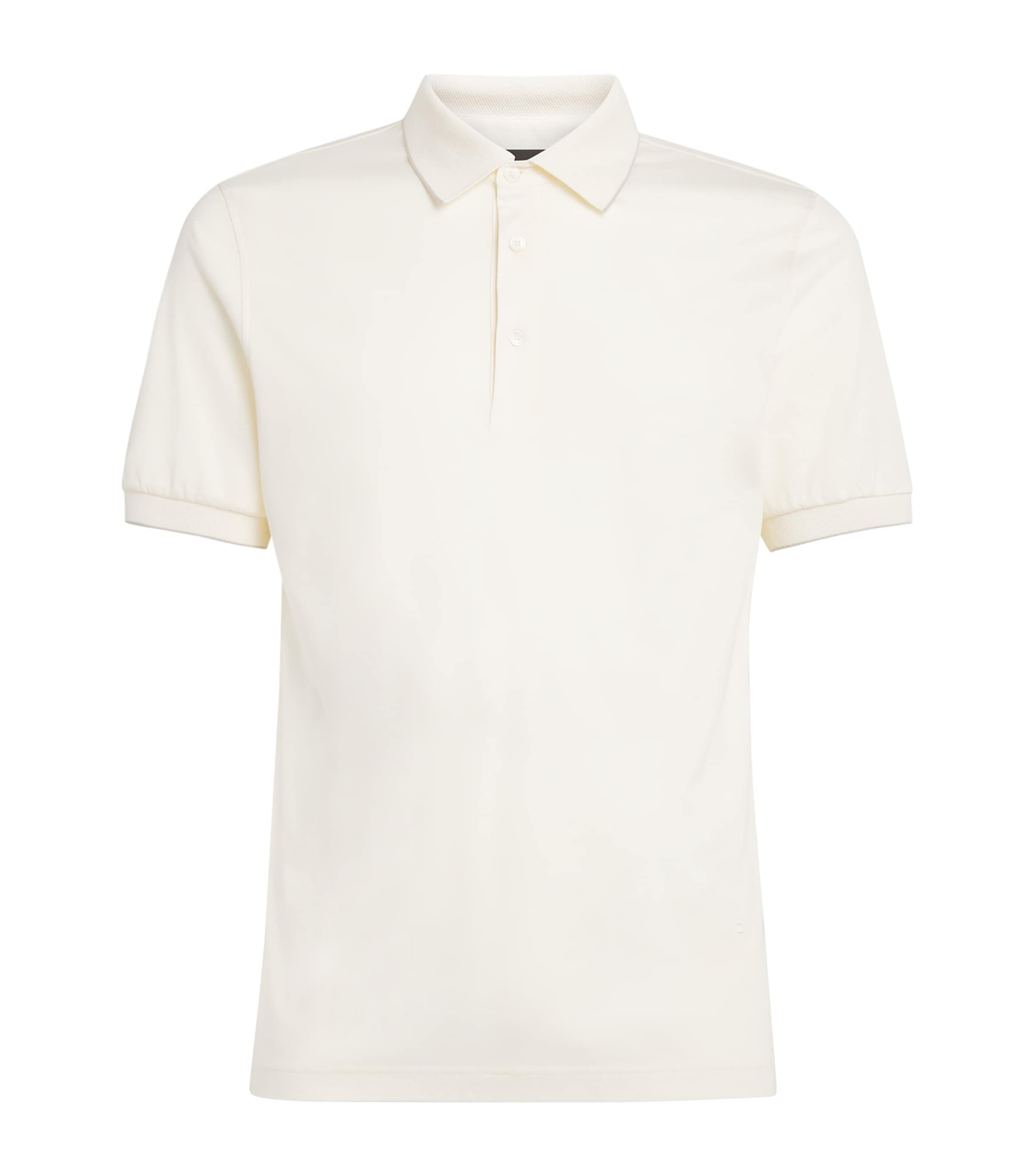 Cotton-Silk Tipped Polo Shirt