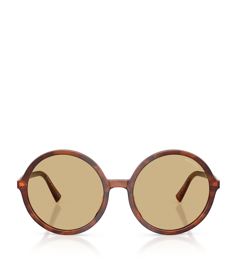 Acetate Oversized Round Sunglasses