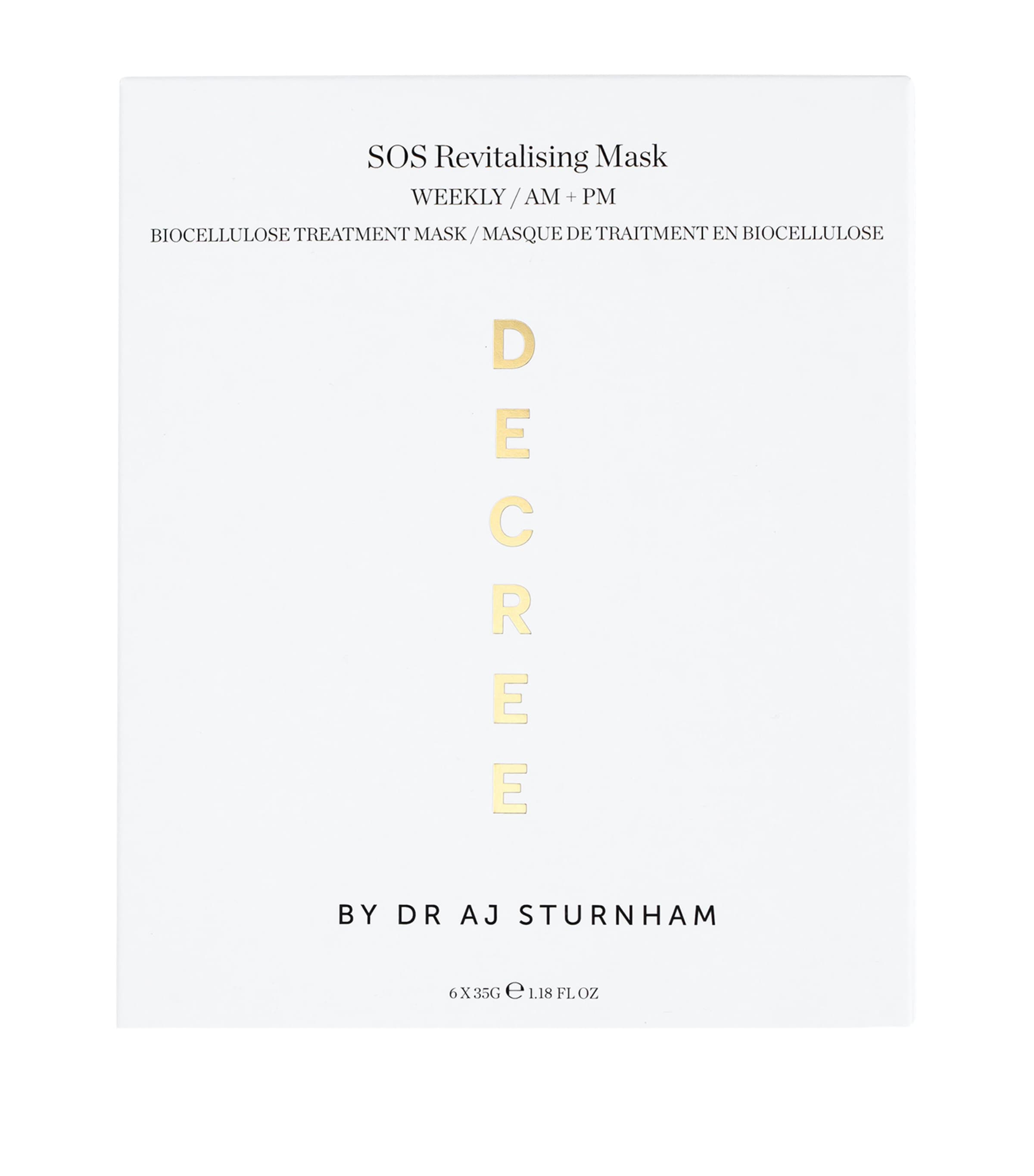 Decree SOS Revitalising Mask (6 x 35g)