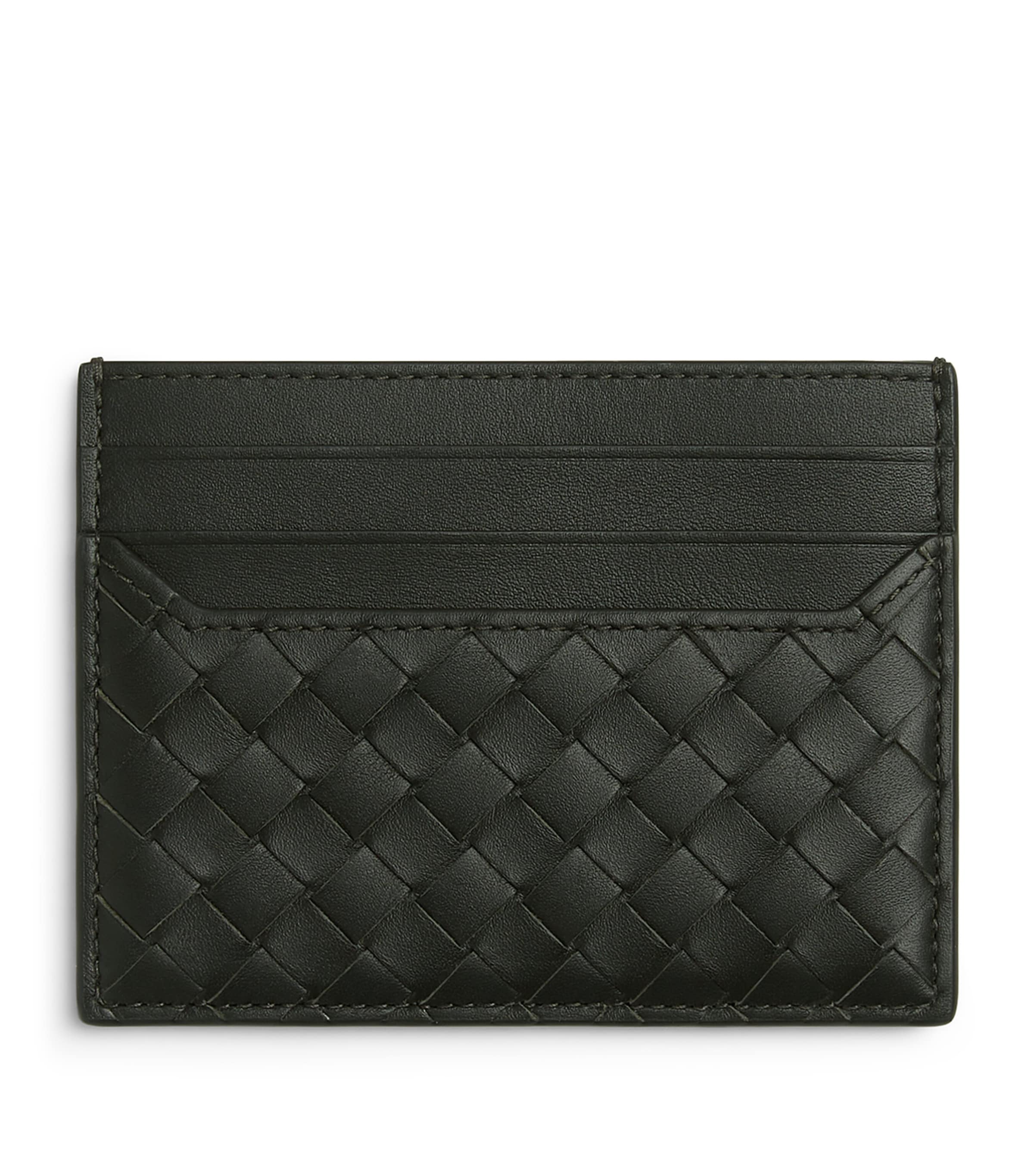 Bottega Veneta Leather Intrecciato Piccolo Card Holder