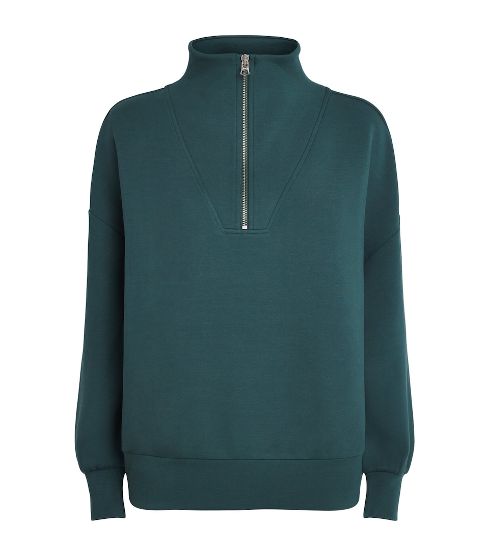 Varley Womens DoubleSoft Hawley Half-Zip Sweatshirt Ponderosa Pine