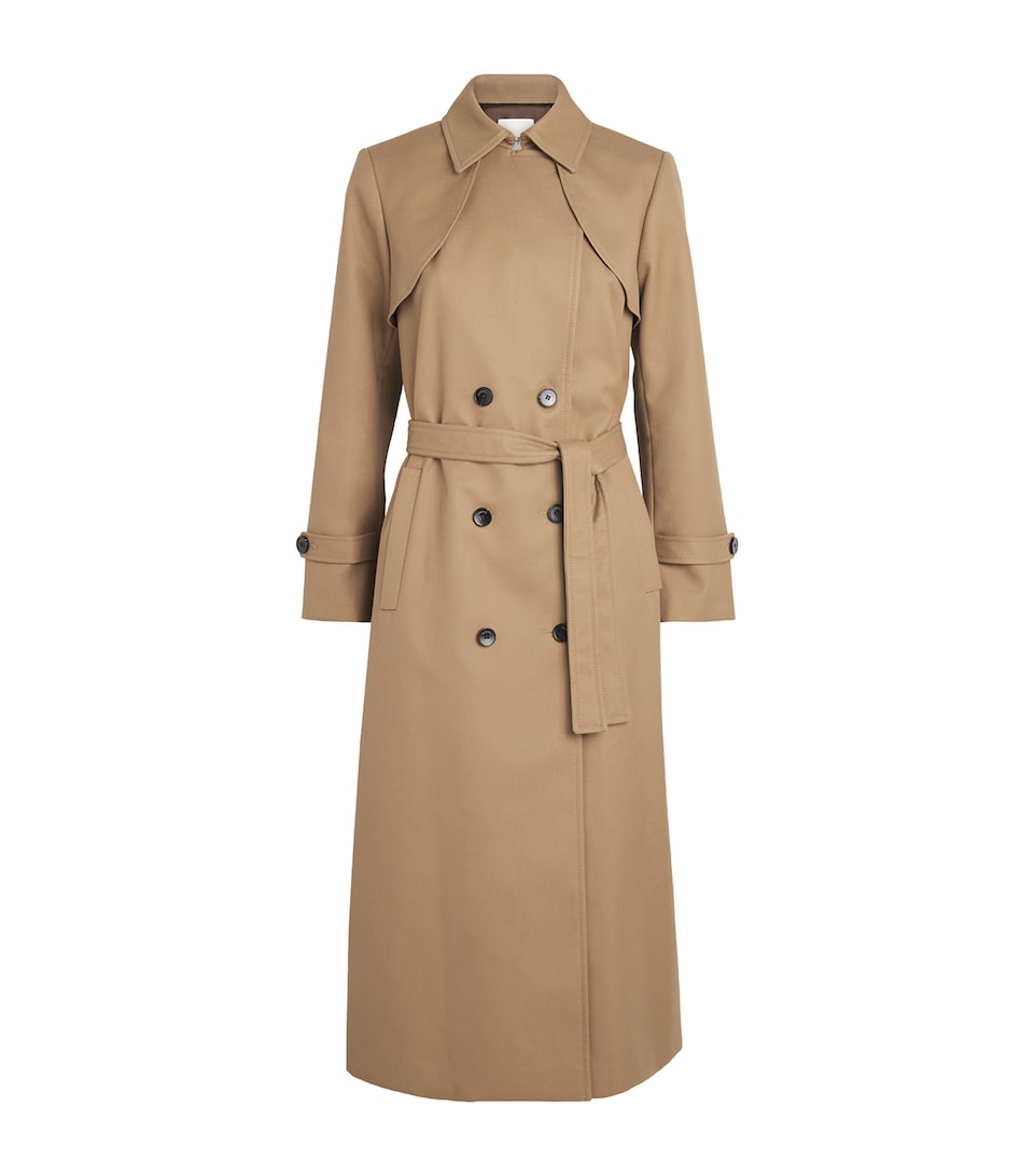 Pleated Trench Coat
