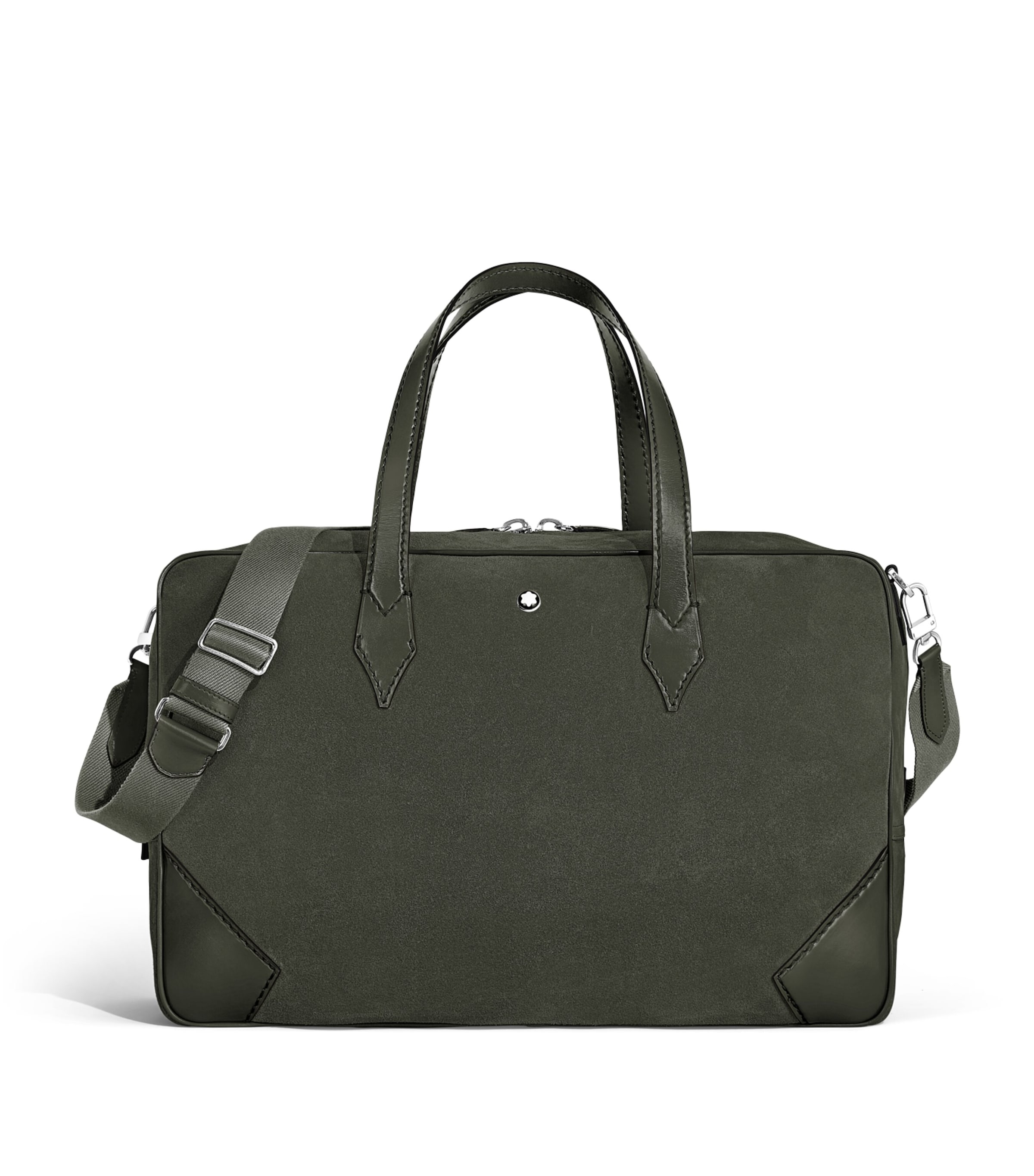 Montblanc Suede Weekender 45 Holdall Khaki