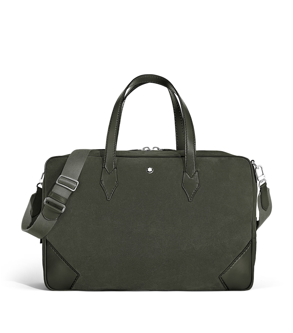 Montblanc Suede Weekender 45 Holdall Khaki