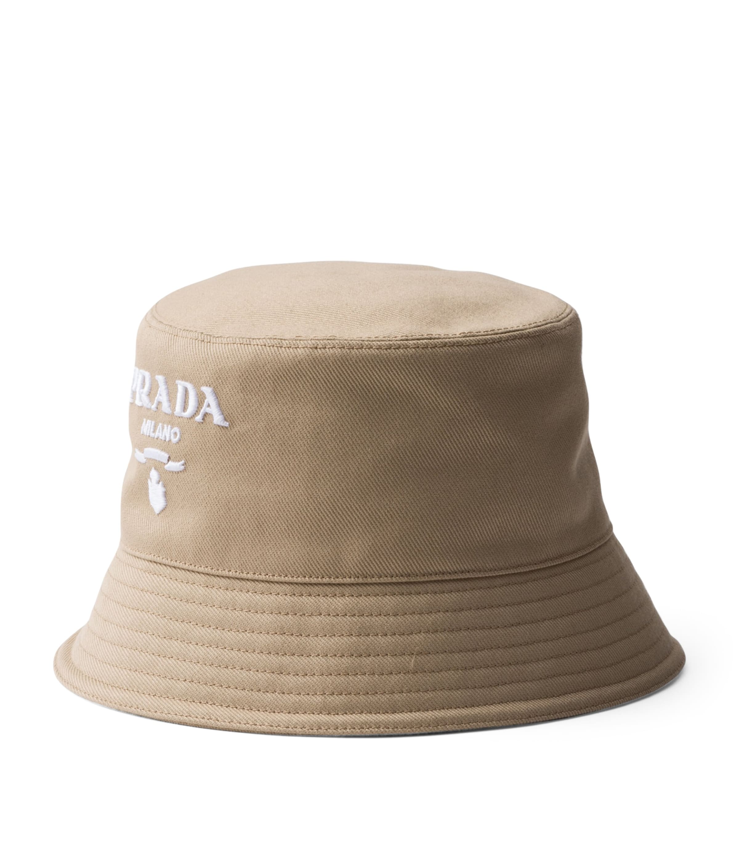 ハット PRADA Printed Cotton Bucket Hat Prada Reversible printed cotton bucket hat | REVERSIBLE