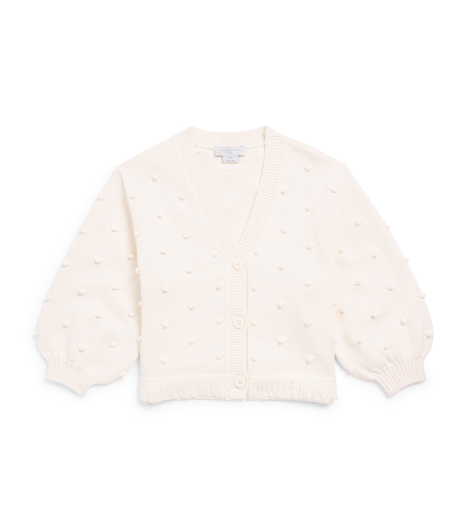 Stella McCartney Kids Knitted Cardigan (3-14 Years) Ivory