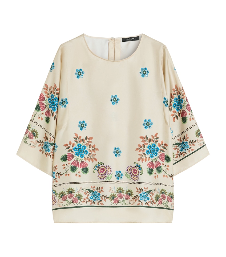 Silk Printed Blouse