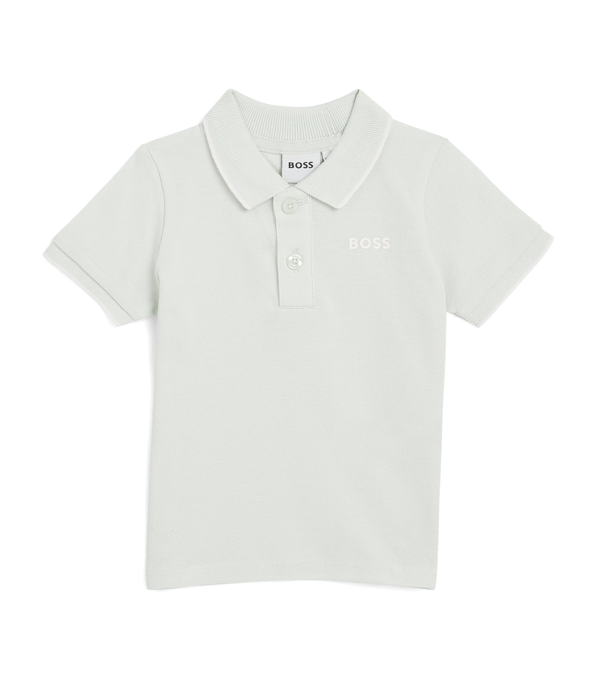 Cotton Logo Polo Shirt (3 Months-3 Years)