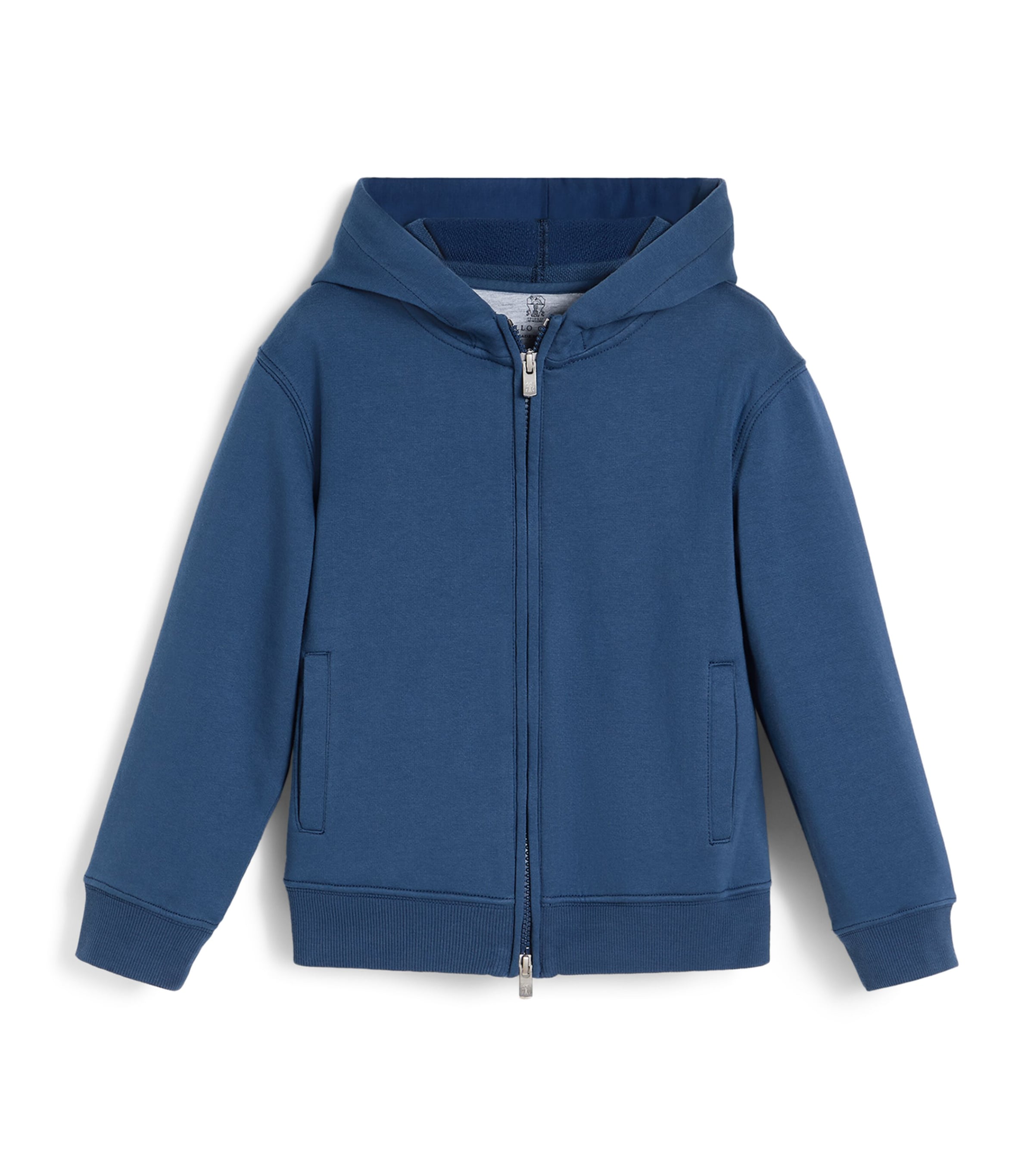 Brunello Cucinelli Kids Cotton-Blend Zip-Up Hoodie (4-6 Years)