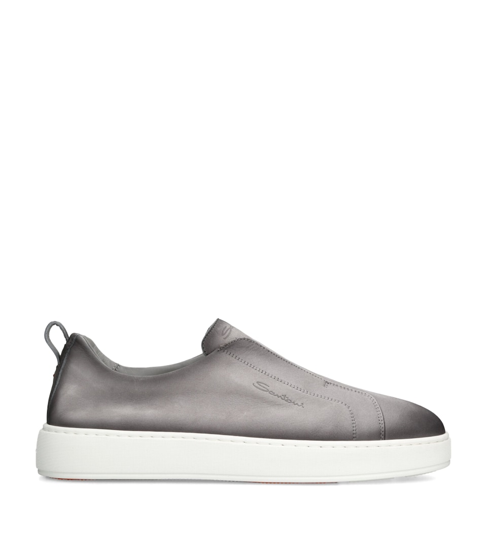Nubuck Leather Clean Icon Sneakers