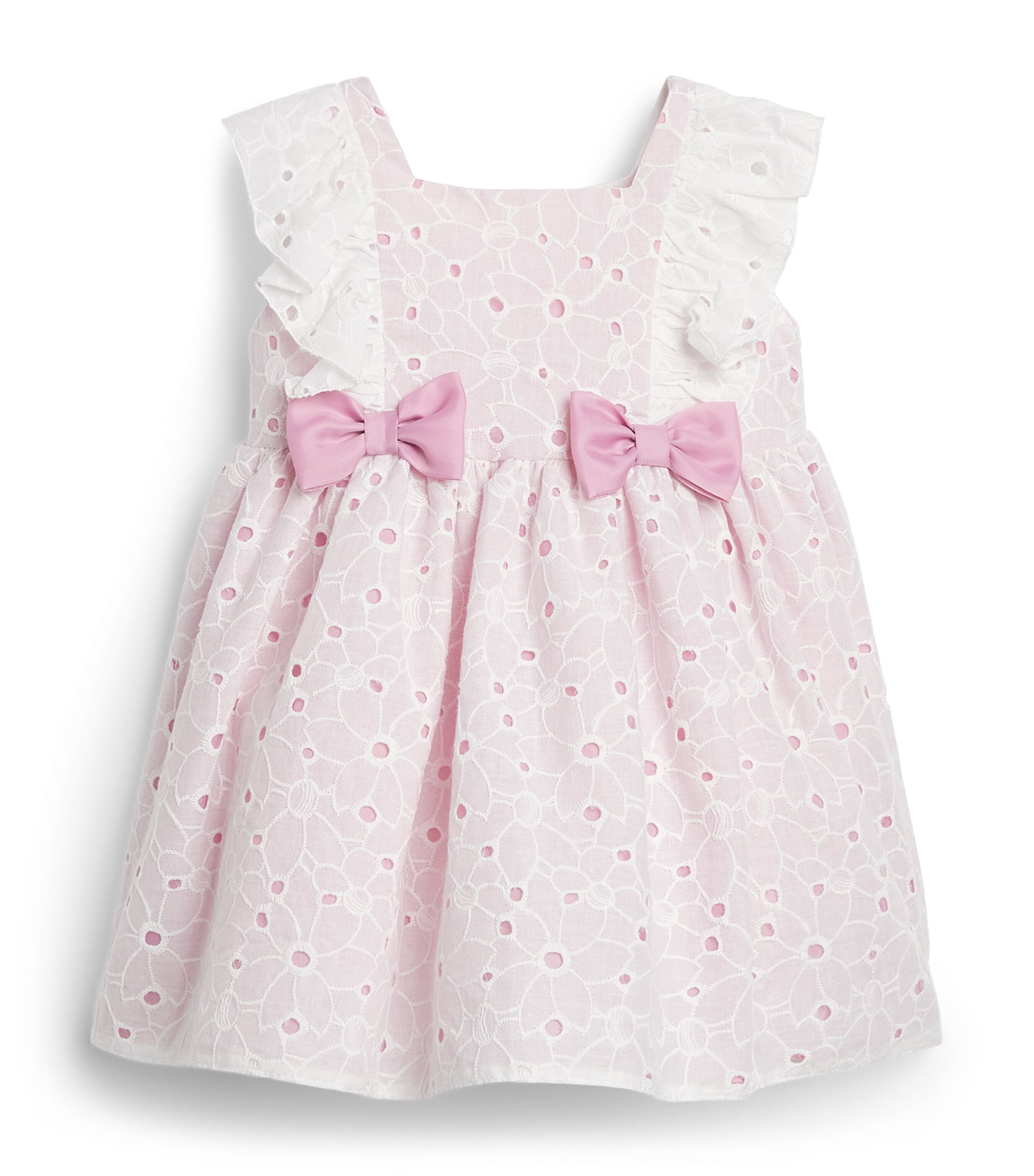Bimbalo Cotton Bow-Detail Dress (3-24 Months) Glilillac