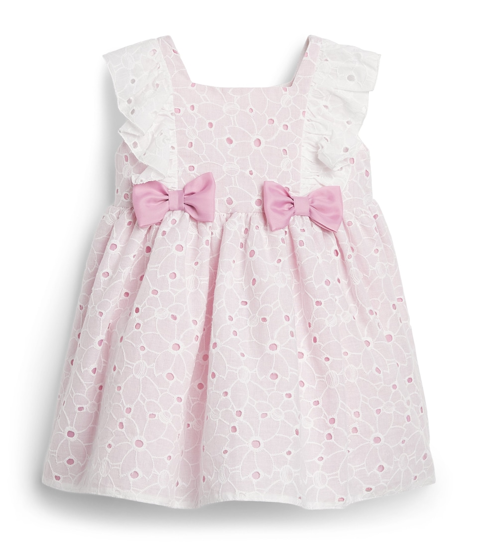Bimbalo Cotton Bow-Detail Dress (3-24 Months) Glilillac