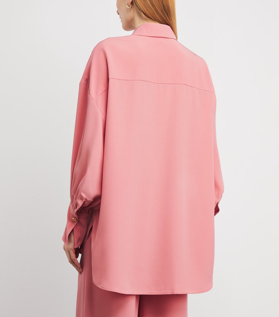 Joseph Womens Satin Camilia Blouse Blush