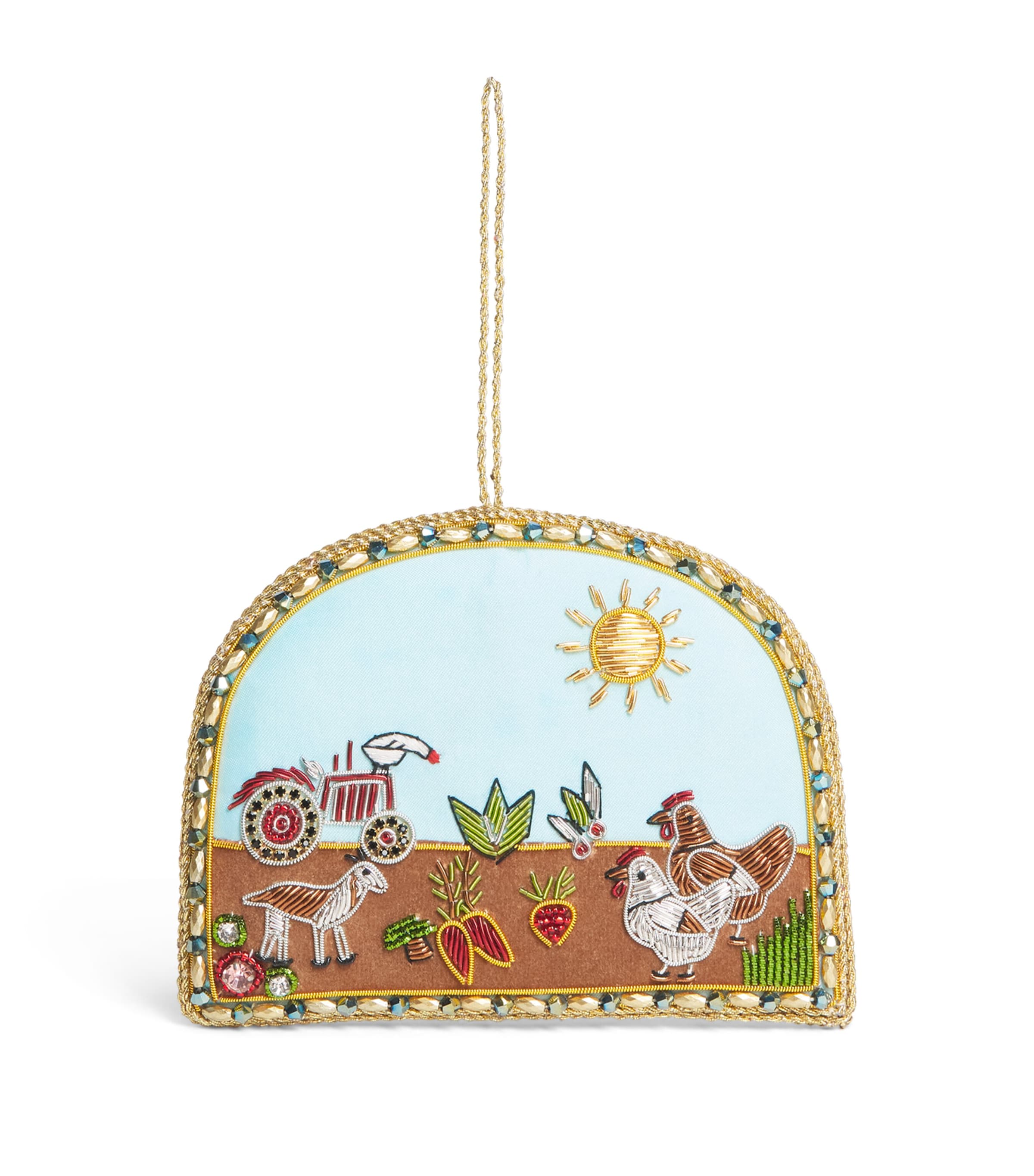 Tinker Tailor Beaded Farmyard Tree Decoration
