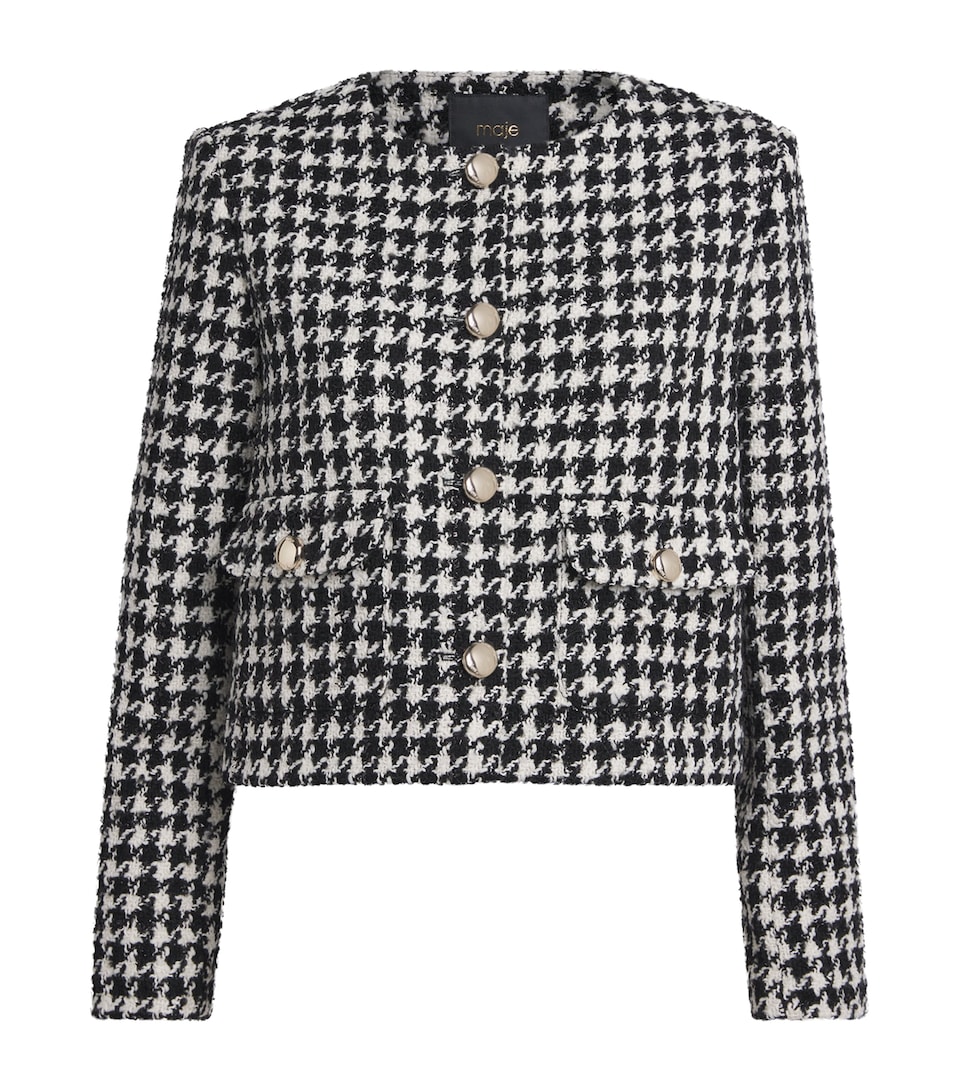 Tweed Houndstooth Jacket
