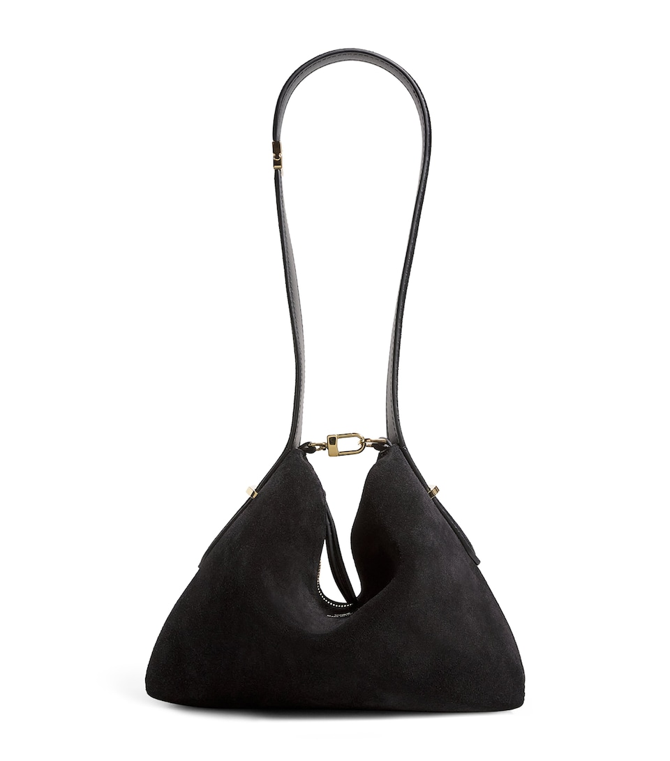 Calfskin Bevel Wristlet Clutch Bag